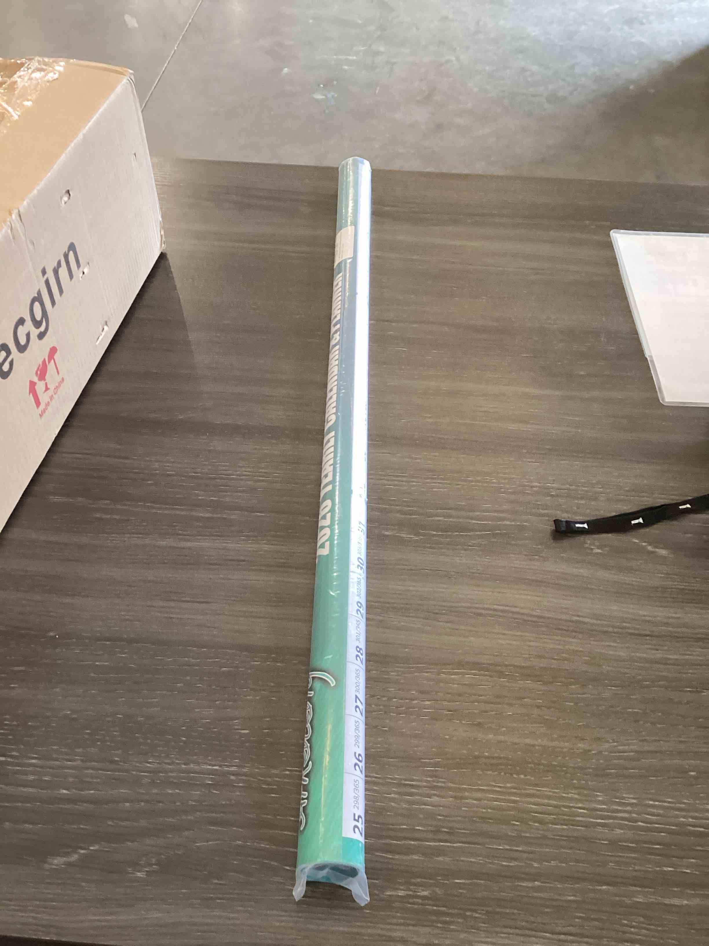 Condition photo showing As Is for 32" x 48" Apricity 2026 Wall Calendar Dry Erase - Aurora Green Wall Calendar Wet & Dry Erasable Laminated 12 Month Annual Yearly Planner, Reversible, Horizontal/Vertical,with Julian Dates Aurora Green Large