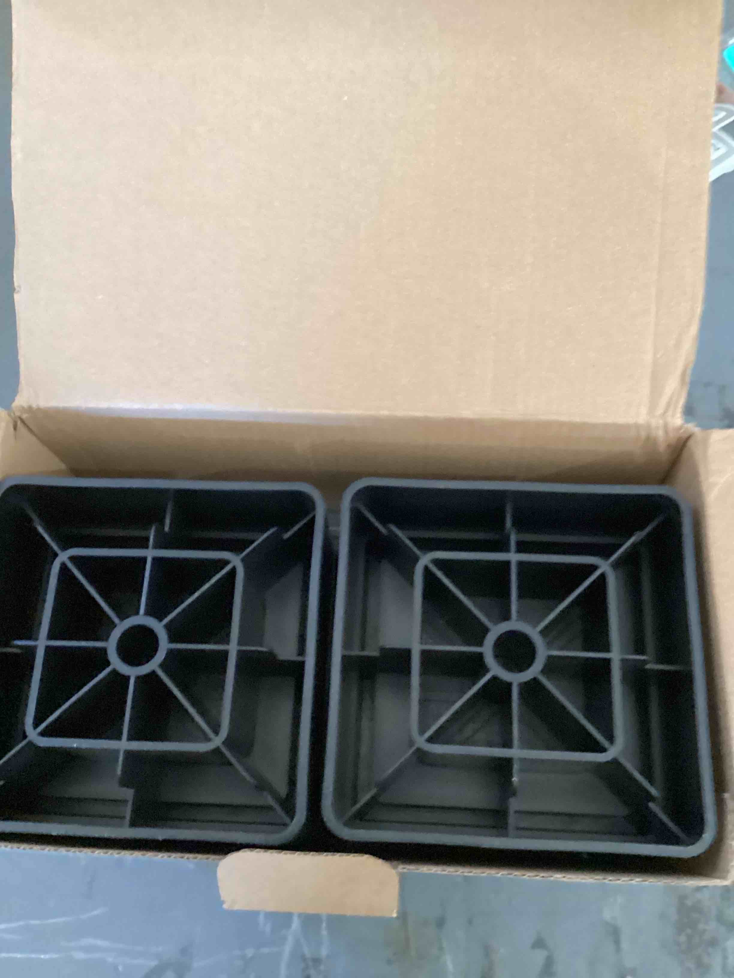 Condition photo showing Good Condition for Utopia Furniture Risers, Solid Plastic Bed Risers