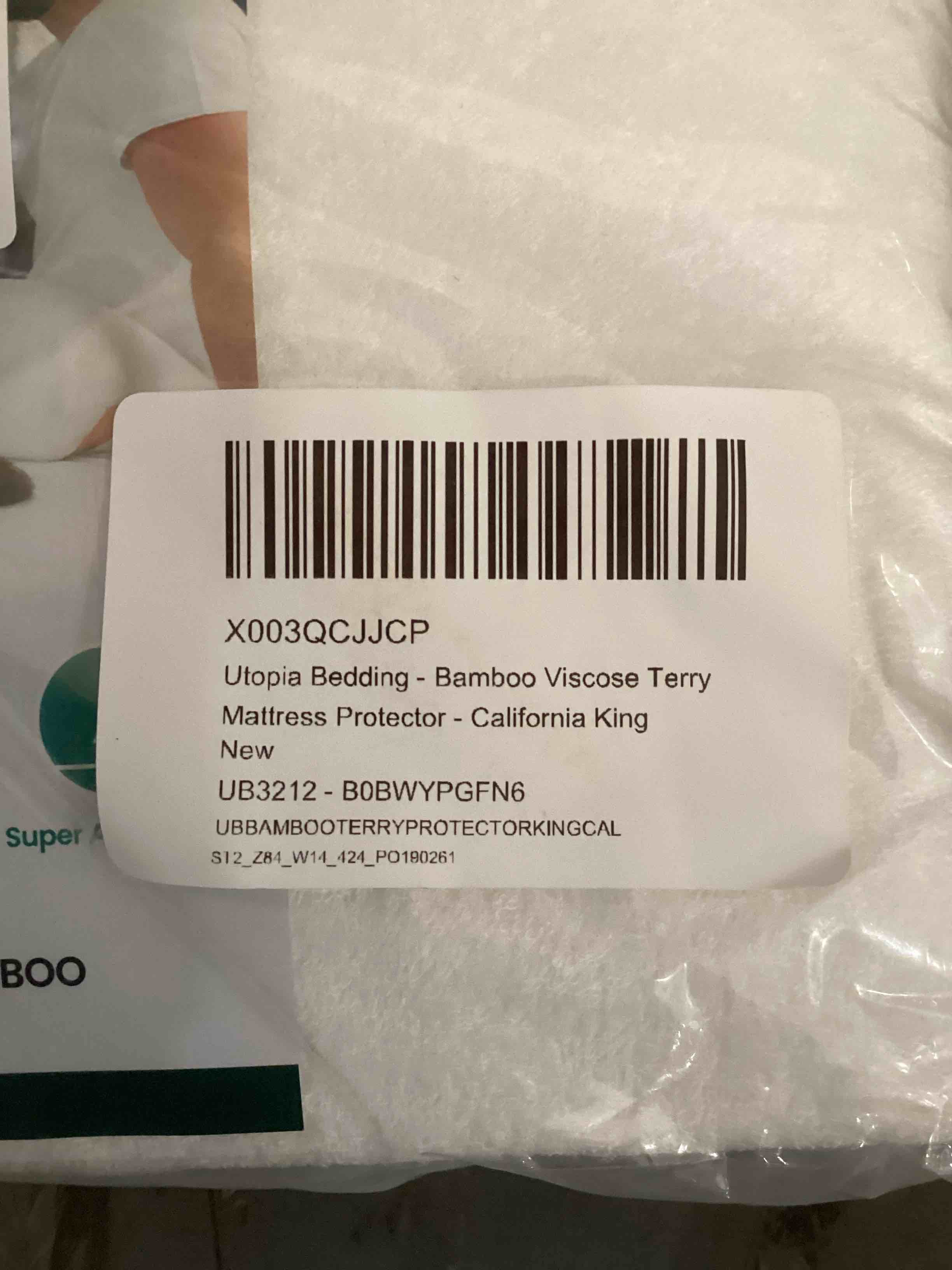 Condition photo showing Good Condition for Utopia Bedding Premium Viscose Bamboo Mattress Protector, Cal King