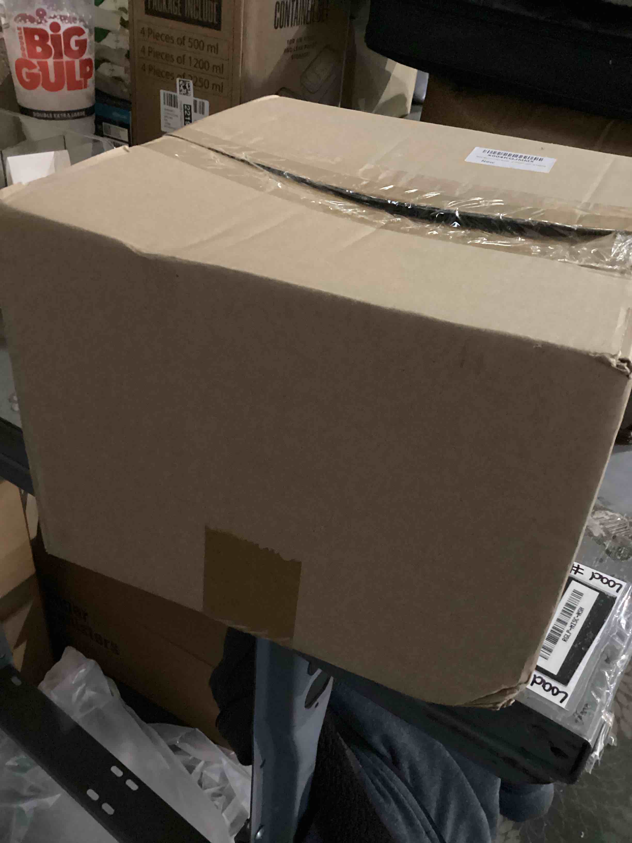 Condition photo showing As Is for Wall-Mounted Sports Ball Holder Rack Durable Vertical Organizer for Basketballs, Soccer Balls, Volleyballs Heavy-Duty Metal Storage for Garage, Gym, Kids’ Room Space-Saving | Organizador de Balones