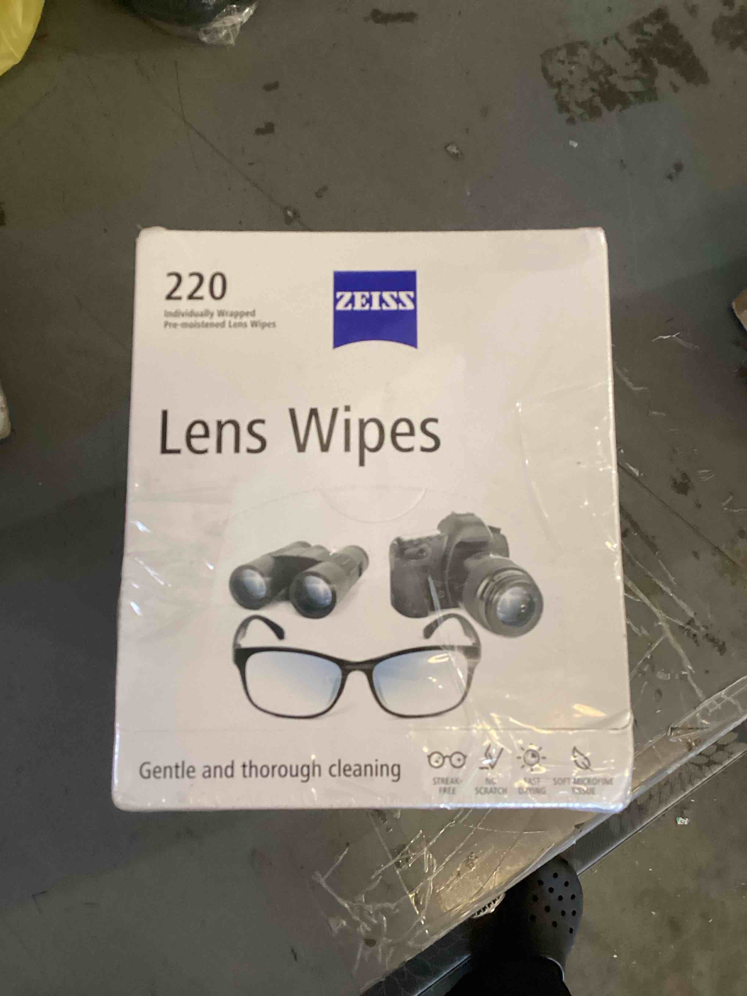 Condition photo showing Good Condition for Zeiss Lens Wipes, White, 3Packs of 220 Count…