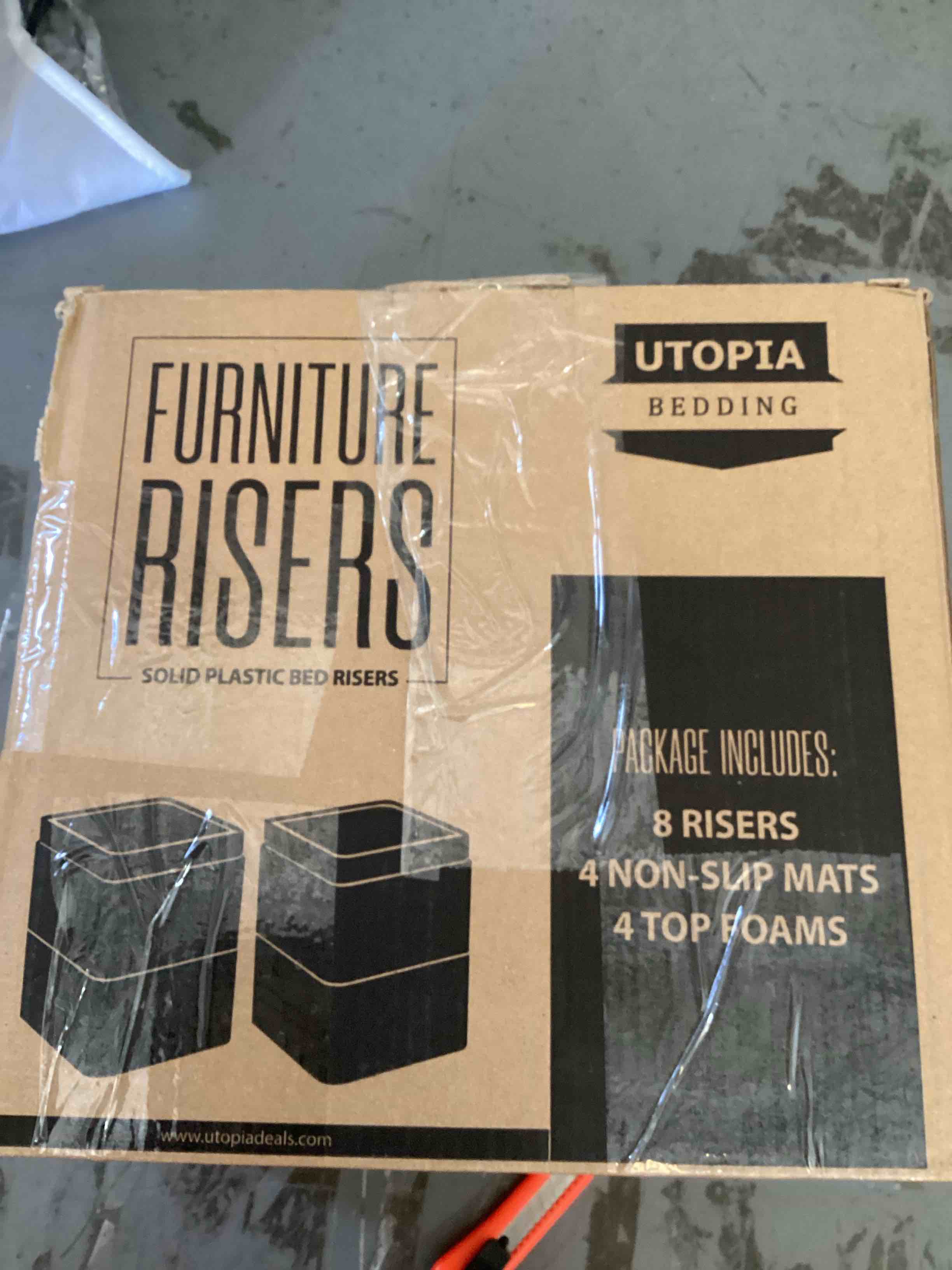 Condition photo showing As Is for furniture risers