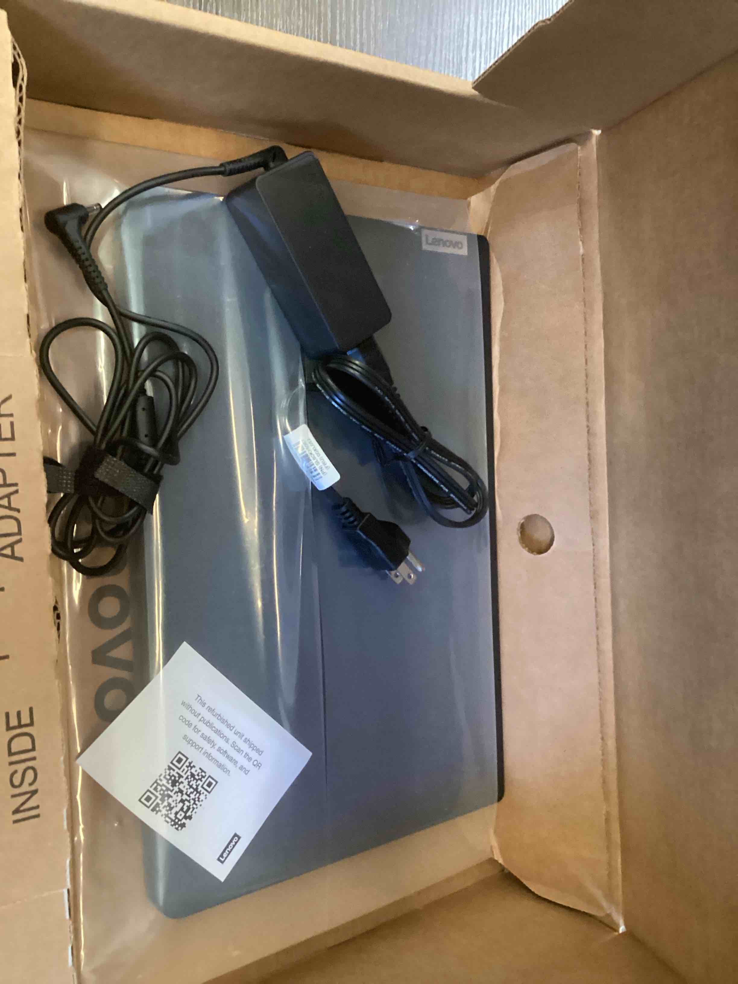Condition photo showing As Is for lenovo laptop