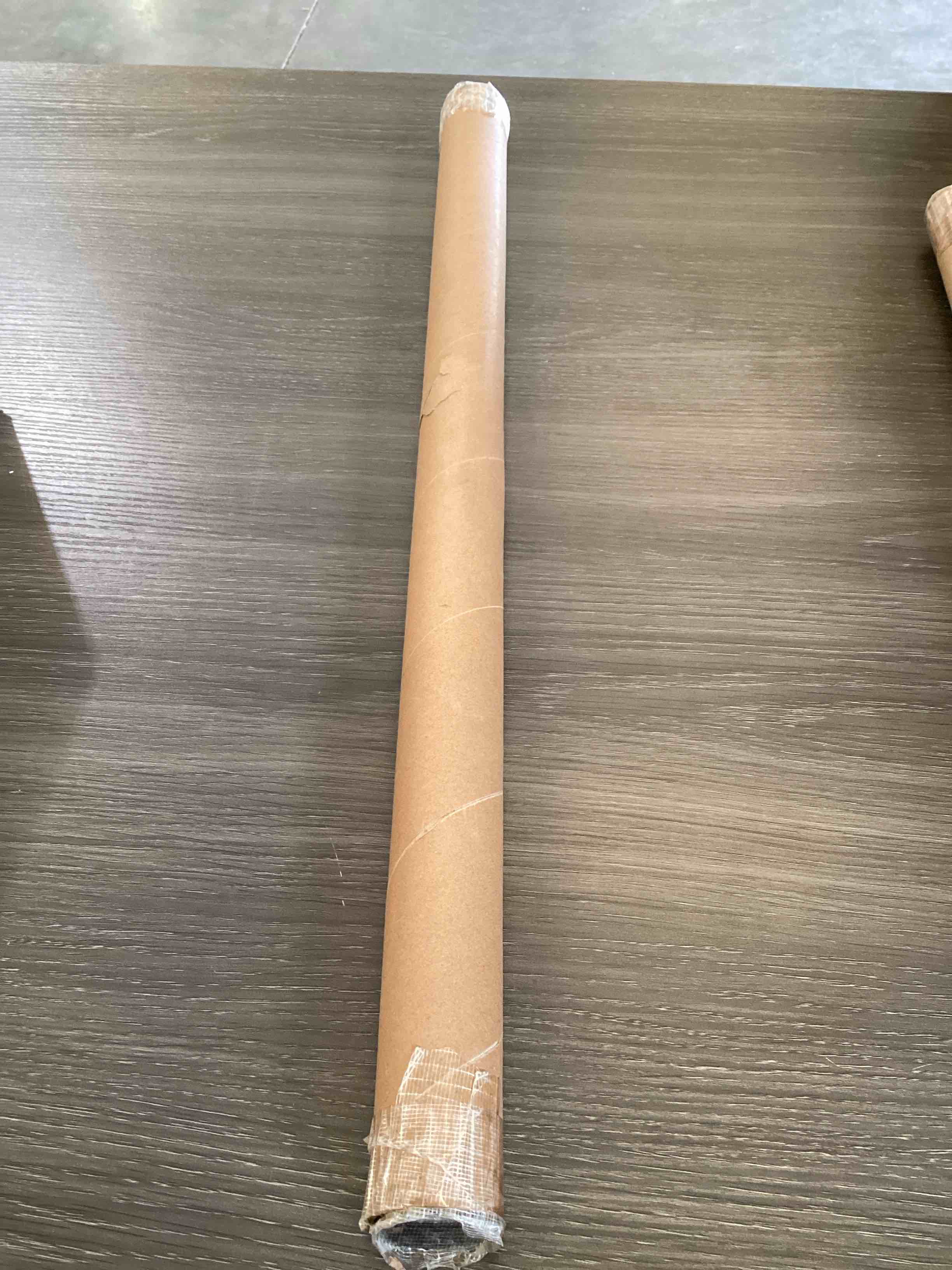 Condition photo showing Good Condition for solid steel barbell bar with knurled grips and threaded ends for securing weights.