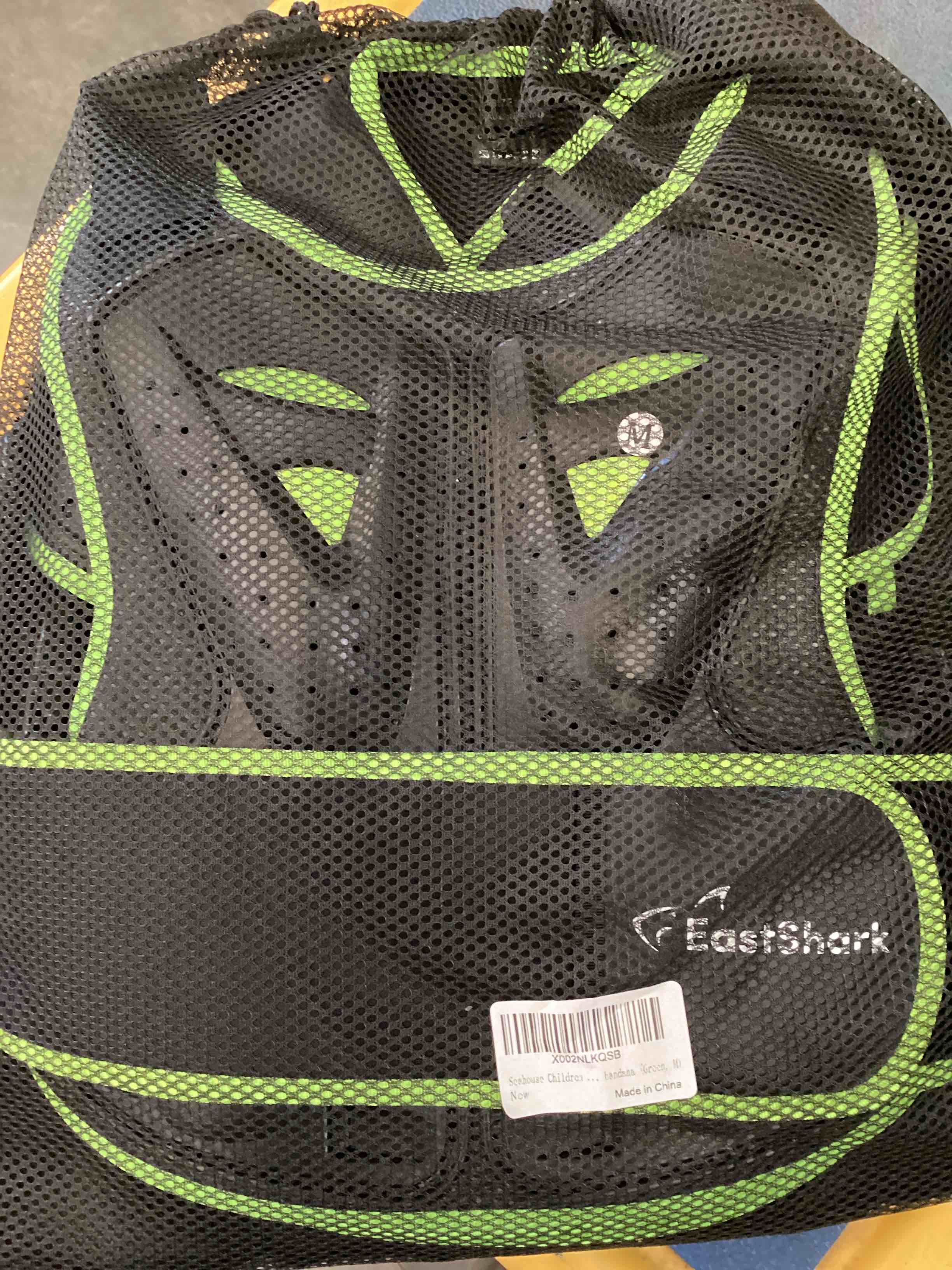 Condition photo showing As Is for seahouse kids youth dirt bike body chest spine protector vest gear motocross skiing protect sport, g