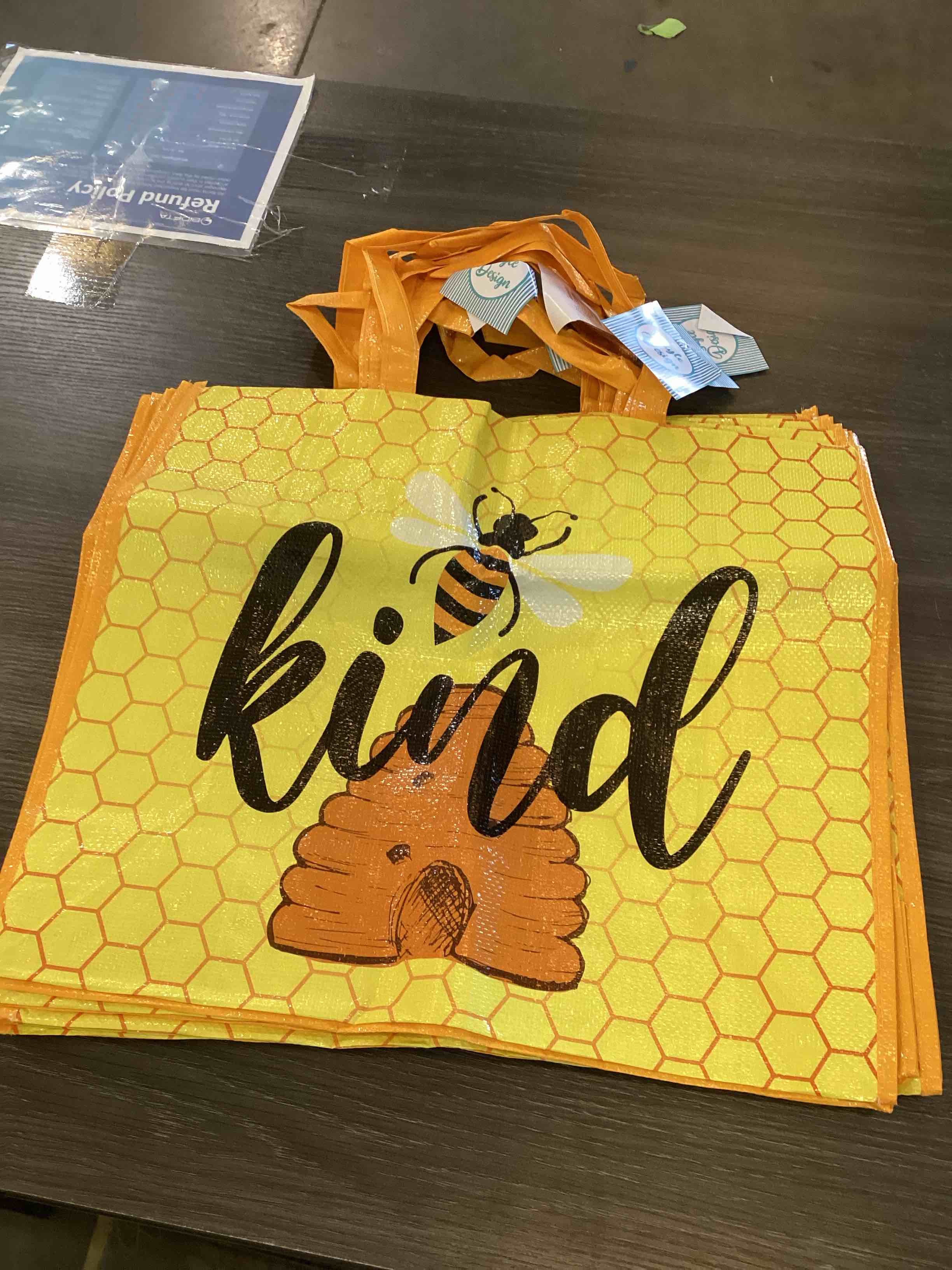 5 reusable bags 