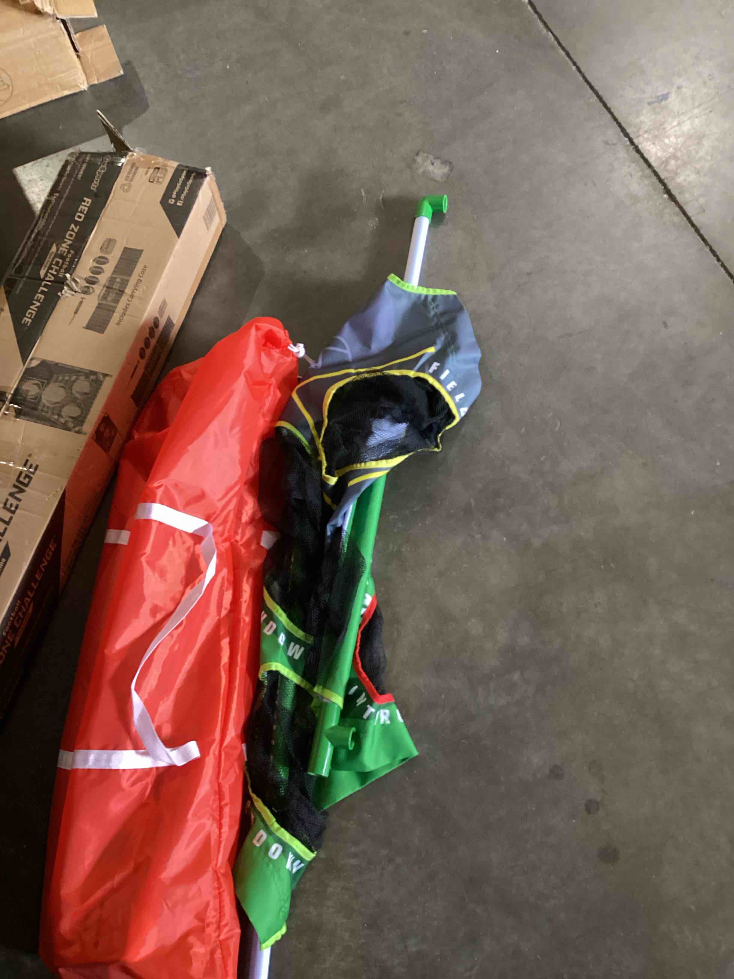 Condition photo showing As Is for red zone challenge toss game