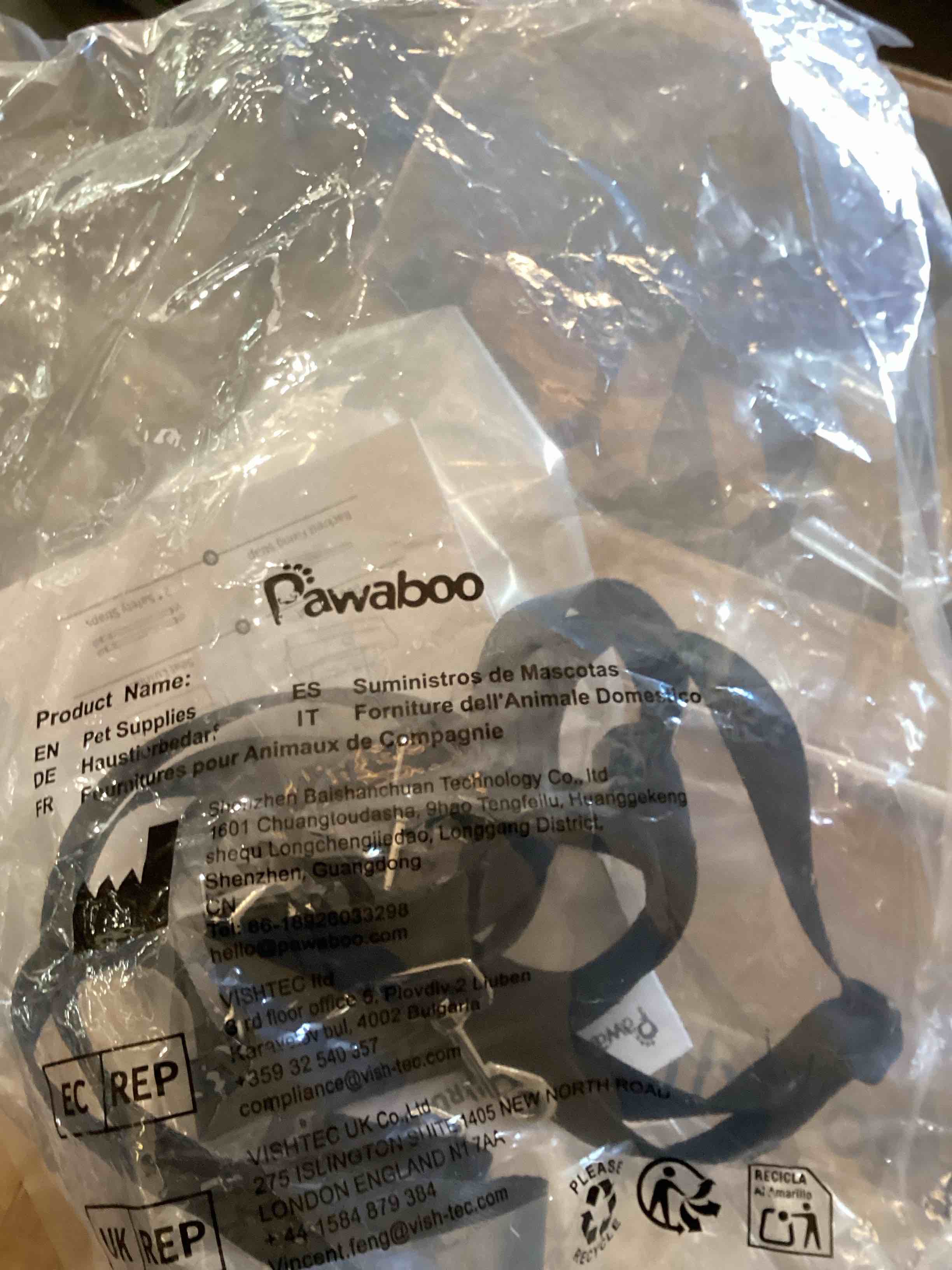 Condition photo showing As Is for dog leash black 