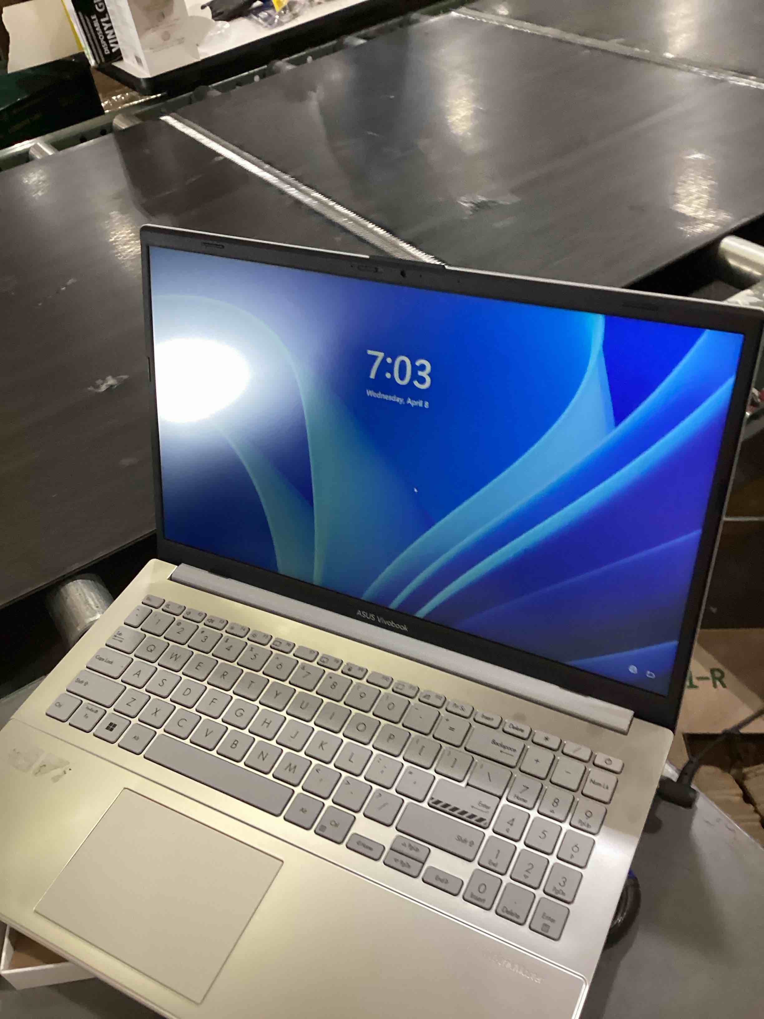 asus vivobook go 15.6” slim laptop, amd ryzen 5 7520u, 8gb, 512gb, windows 11 home, cool silver, military grade durability, fast charging, webcam shield, e1504fa-as54 new - quad core