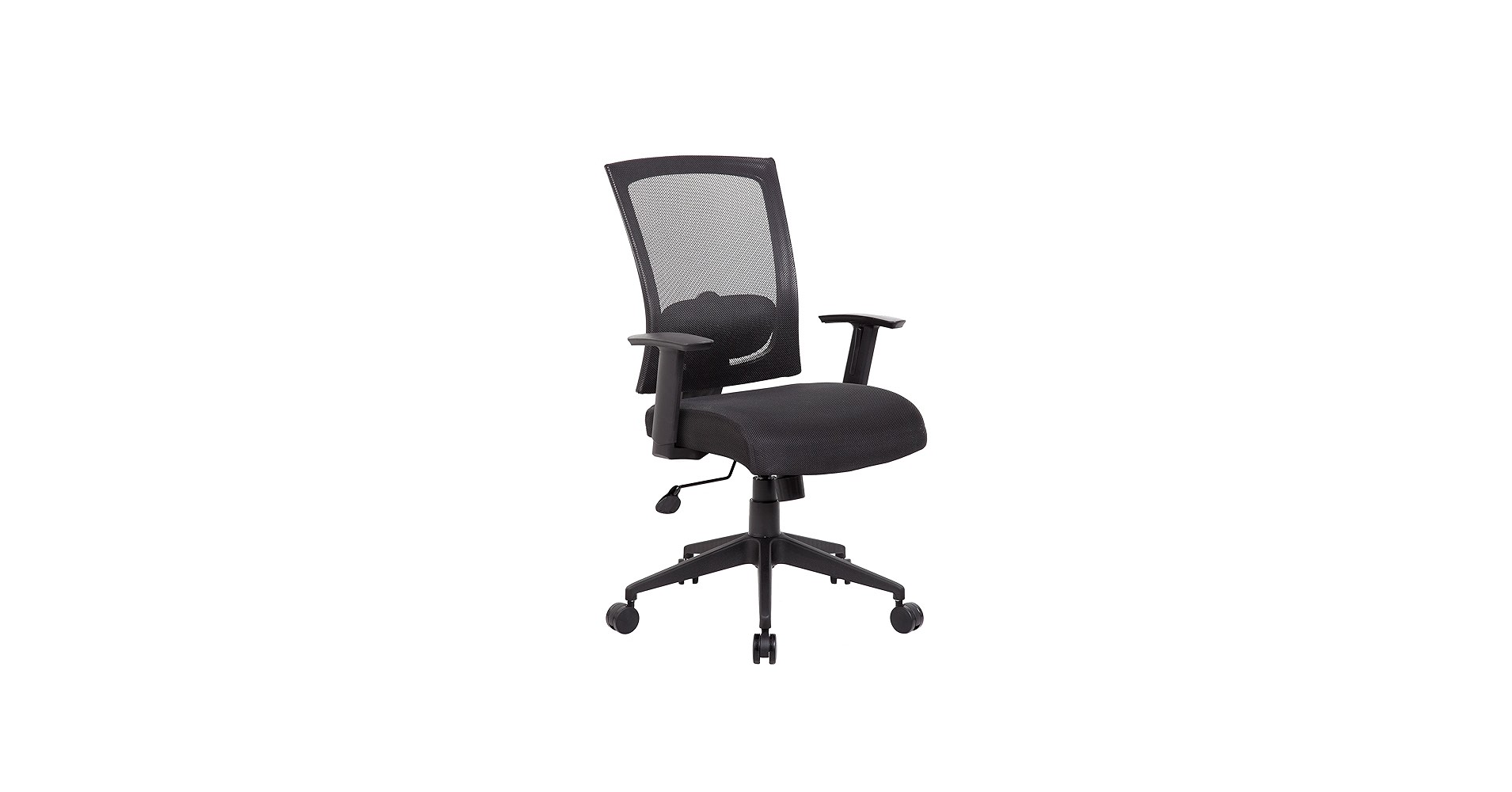 a boss office products heavy duty mesh task chair, model b699-bk. 