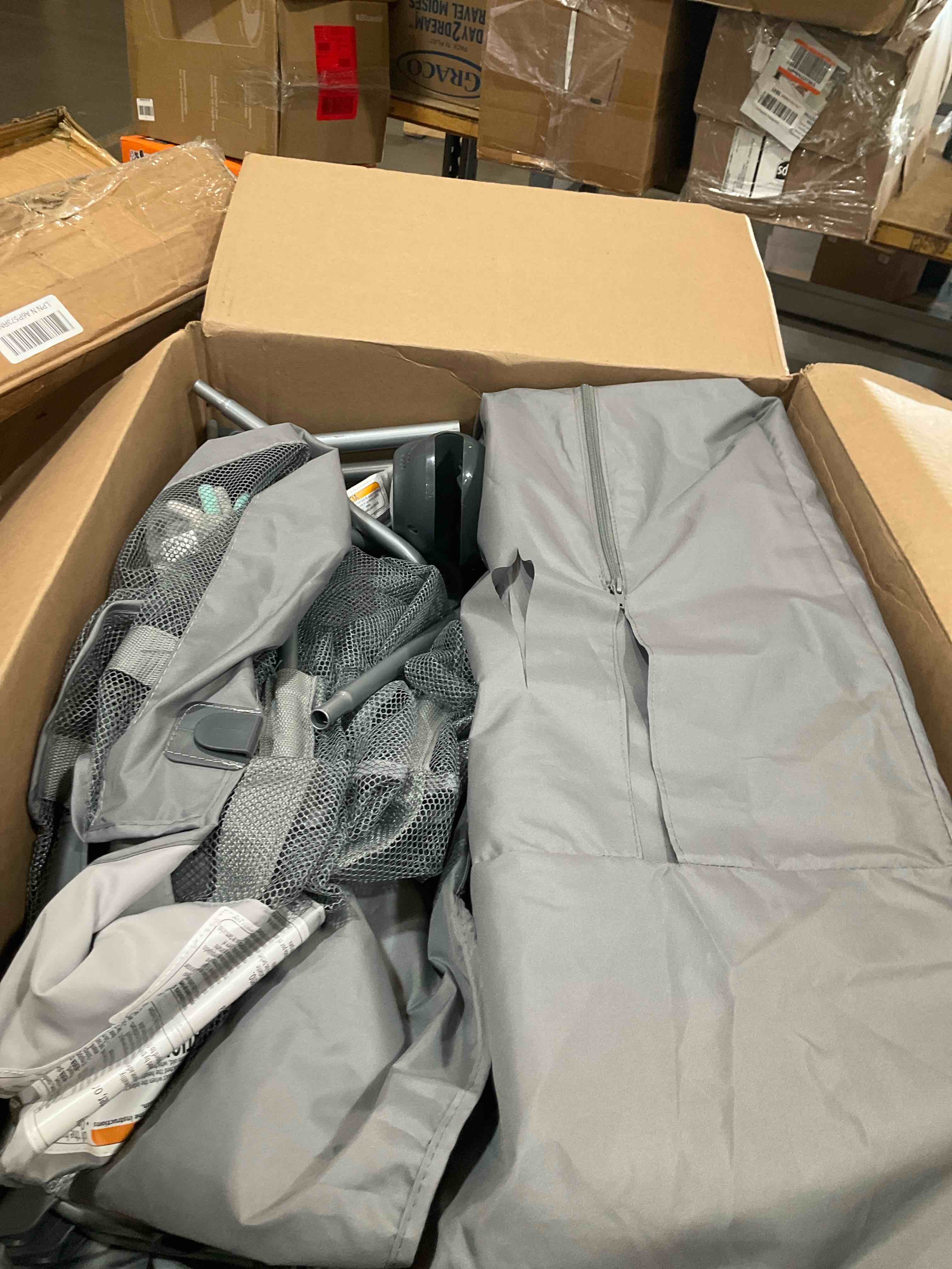 Condition photo showing As Is for baby trend lil' snooze deluxe iii, cozy mint lil' snooze iii cozy mint