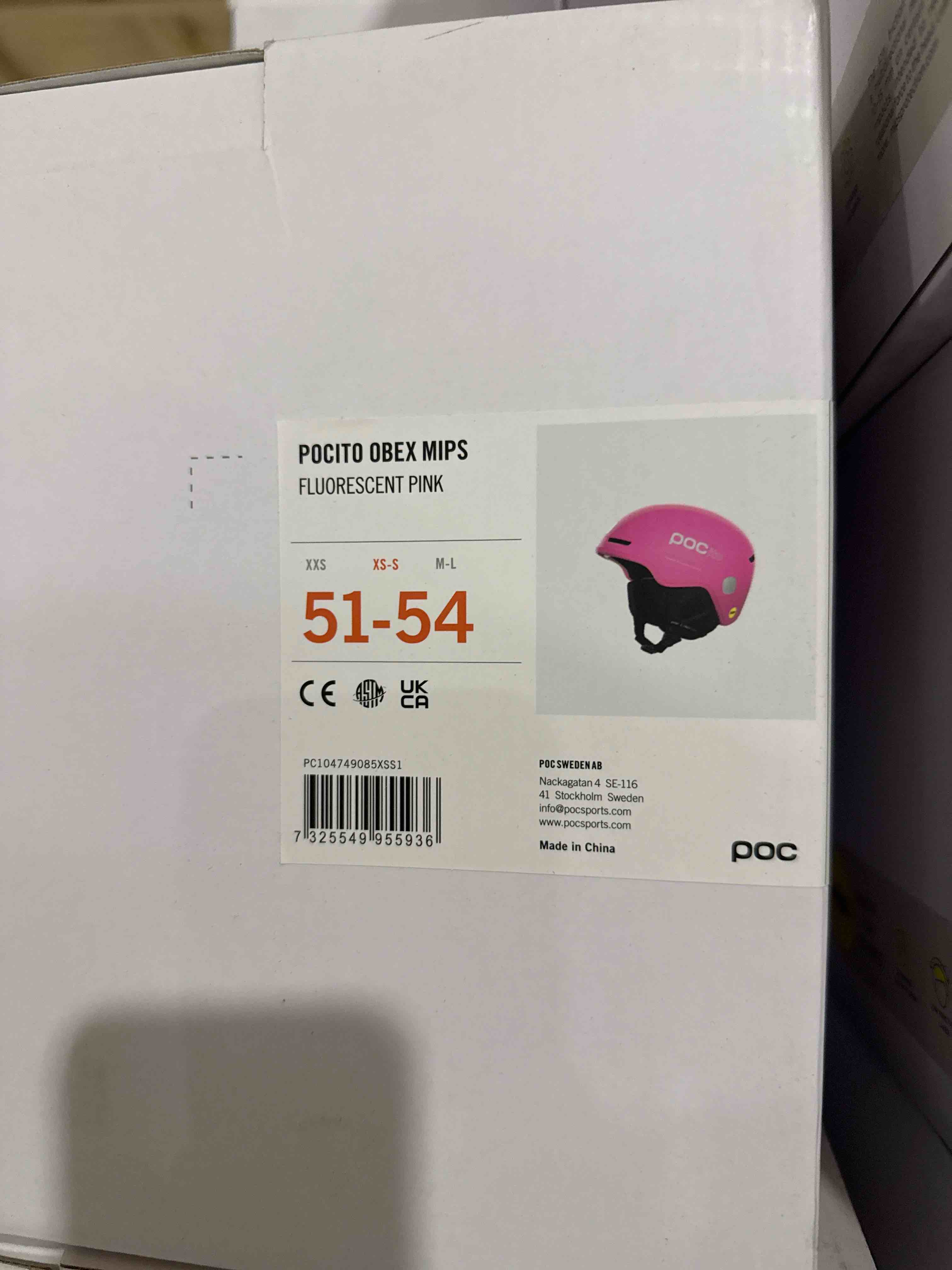 Condition photo showing Brand New for POC Sports Kids' Pocito Obex MIPS Helmet