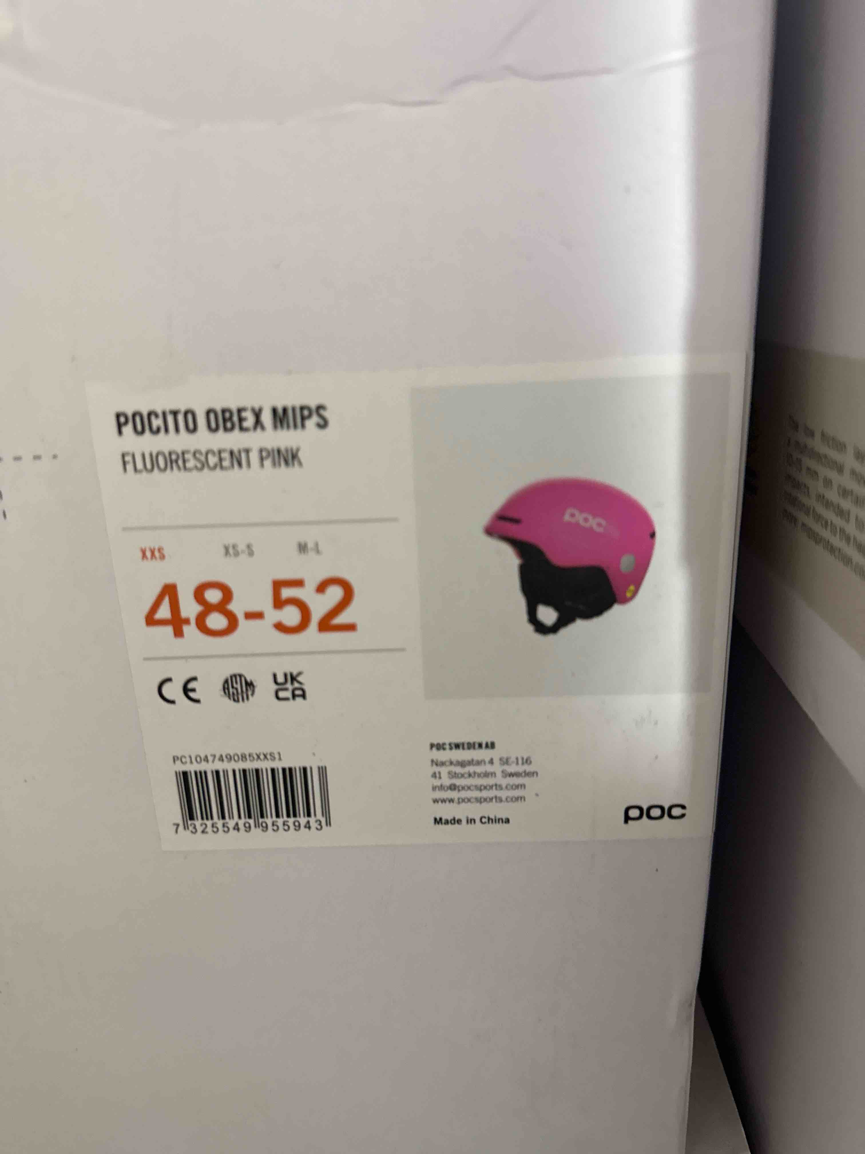 Condition photo showing Brand New for Pocito 48-52 obex mips helmet  ccs