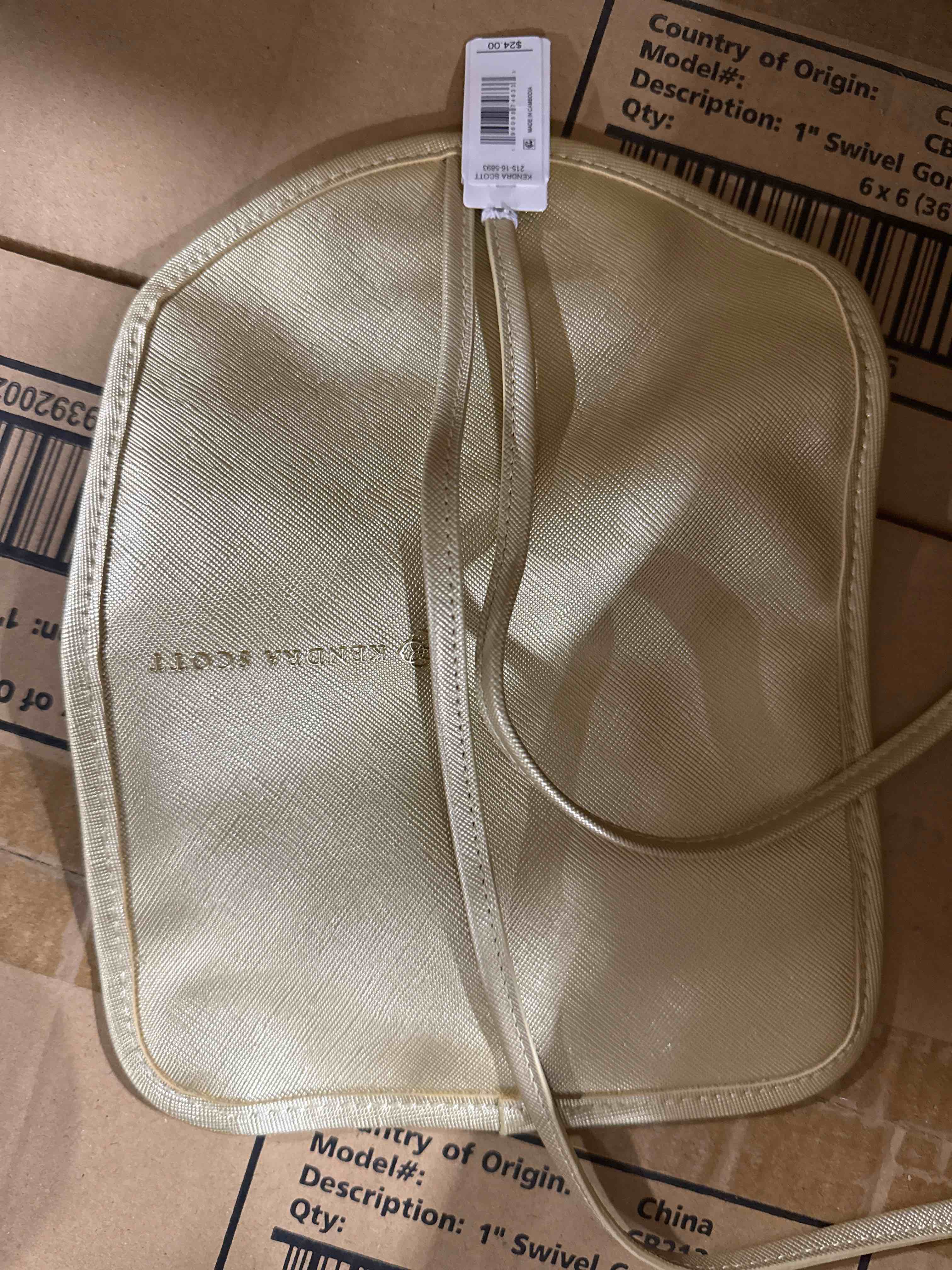 kendra scott travel organizer jewelry roll - gold