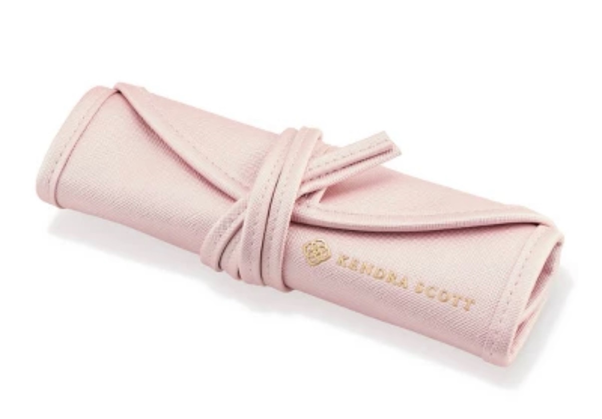 kendra scott travel organizer jewelry roll - gold