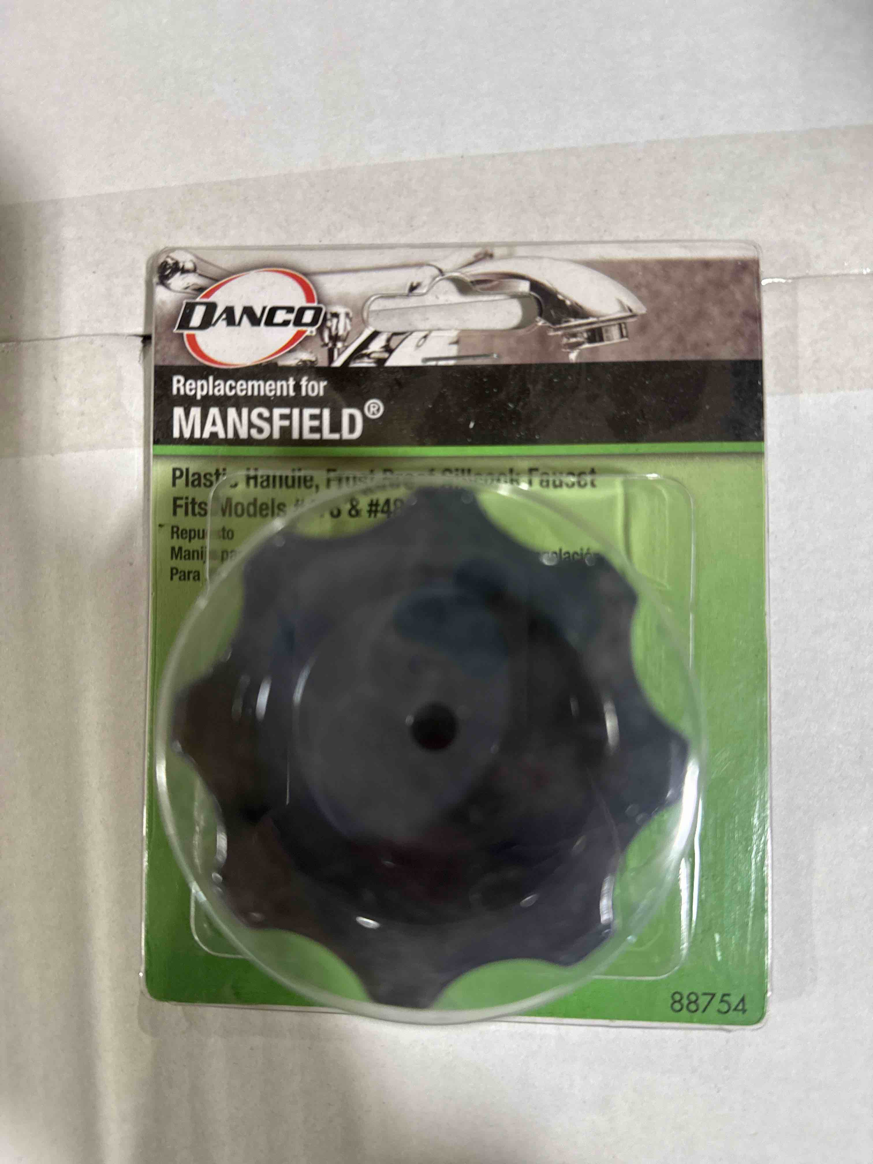 Condition photo showing New/Like New for lot of 34 danco handle repair kit black plastic