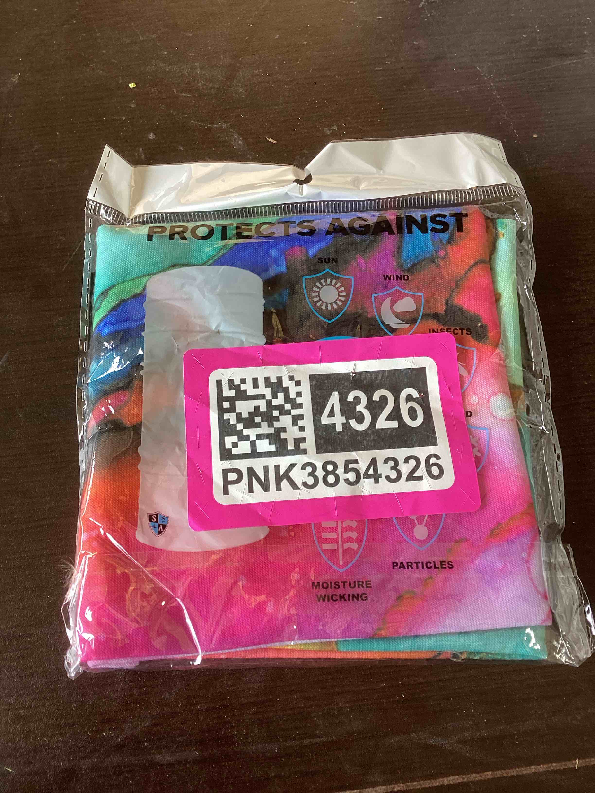 SA fishing gear, watercolor, face protector