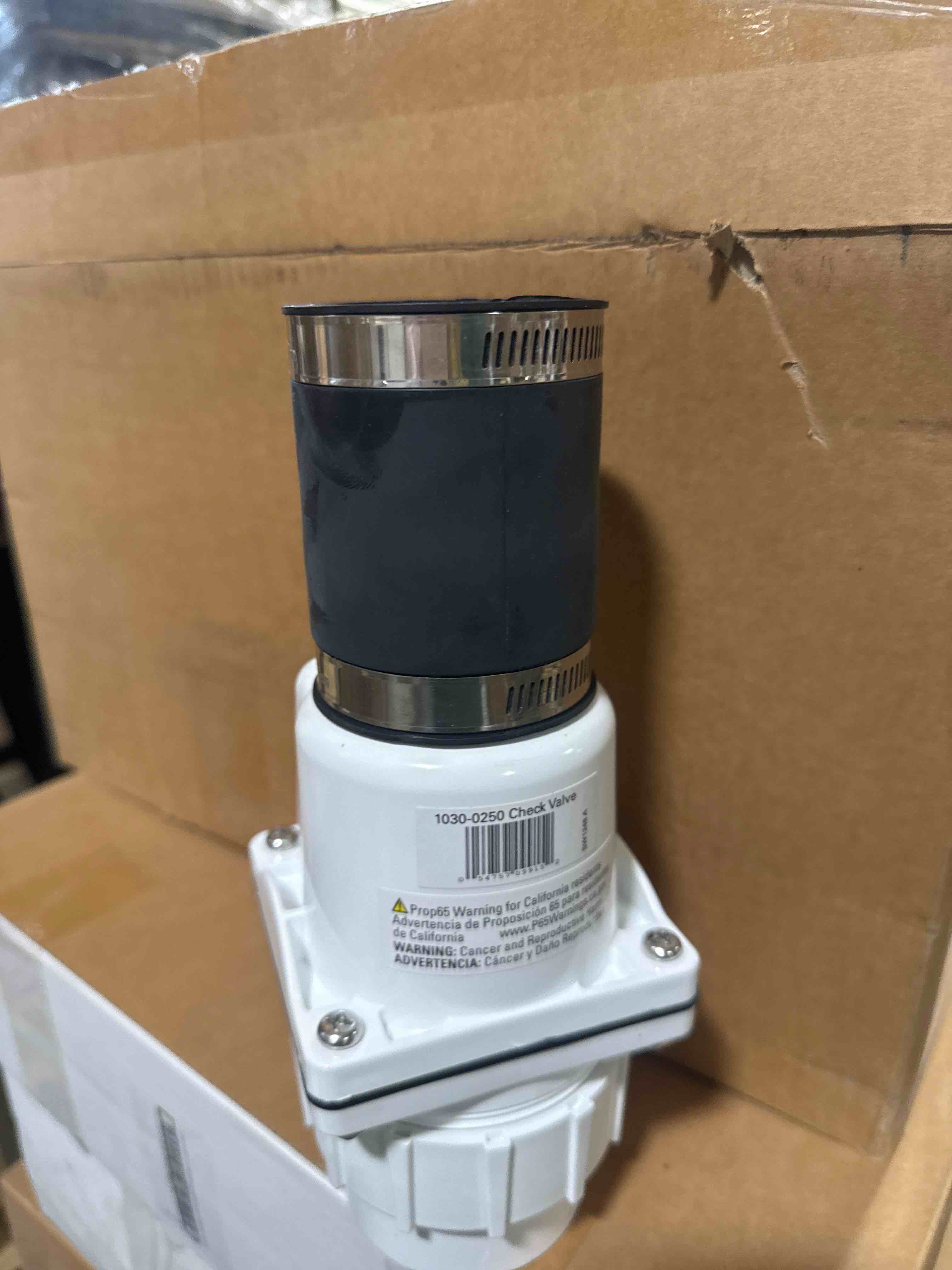 4 flint & walling 4014488 2 in. zoeller slip pvc check valve 