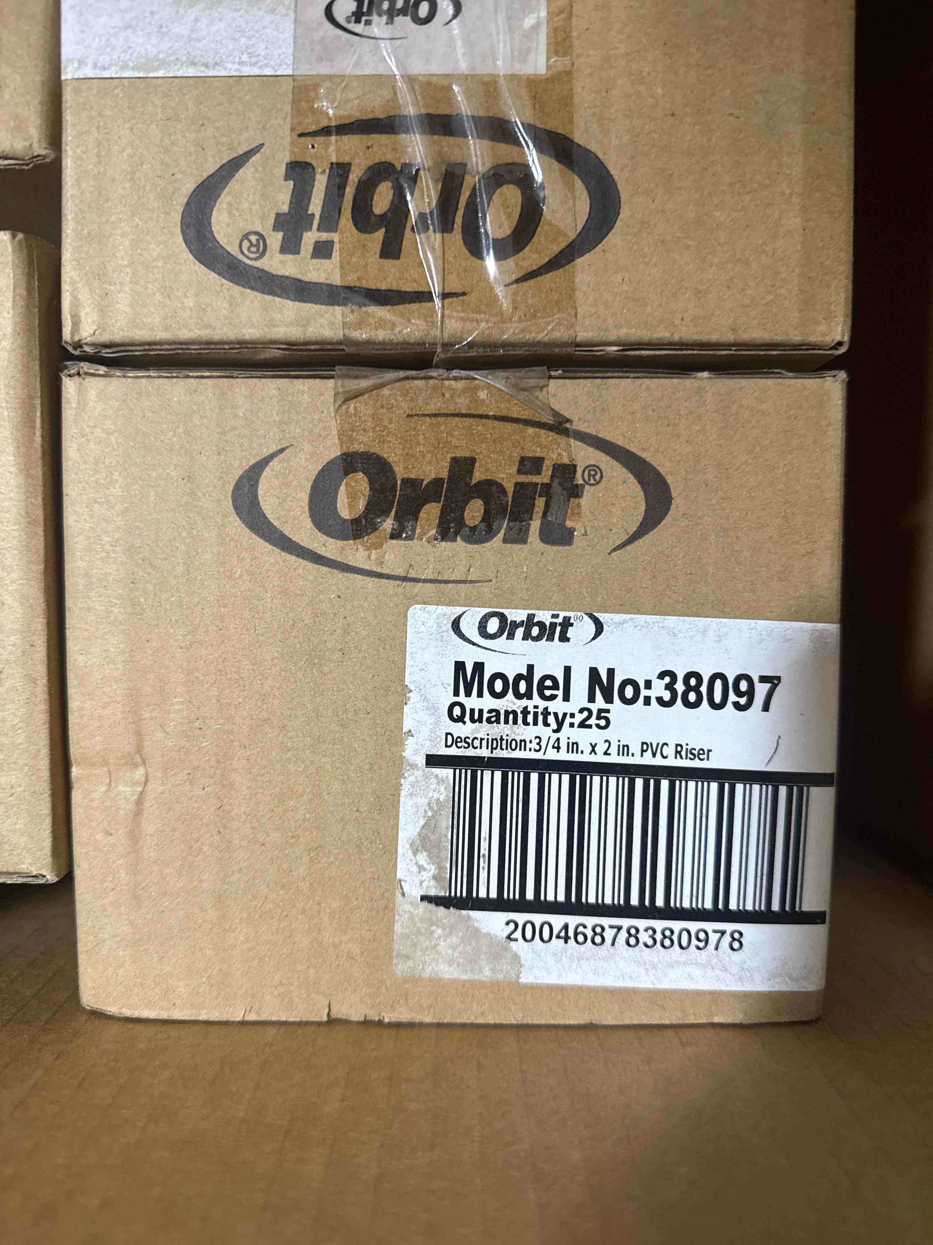 Condition photo showing Brand New for case of 25 orbit 2 in. l riser - total qty: 25