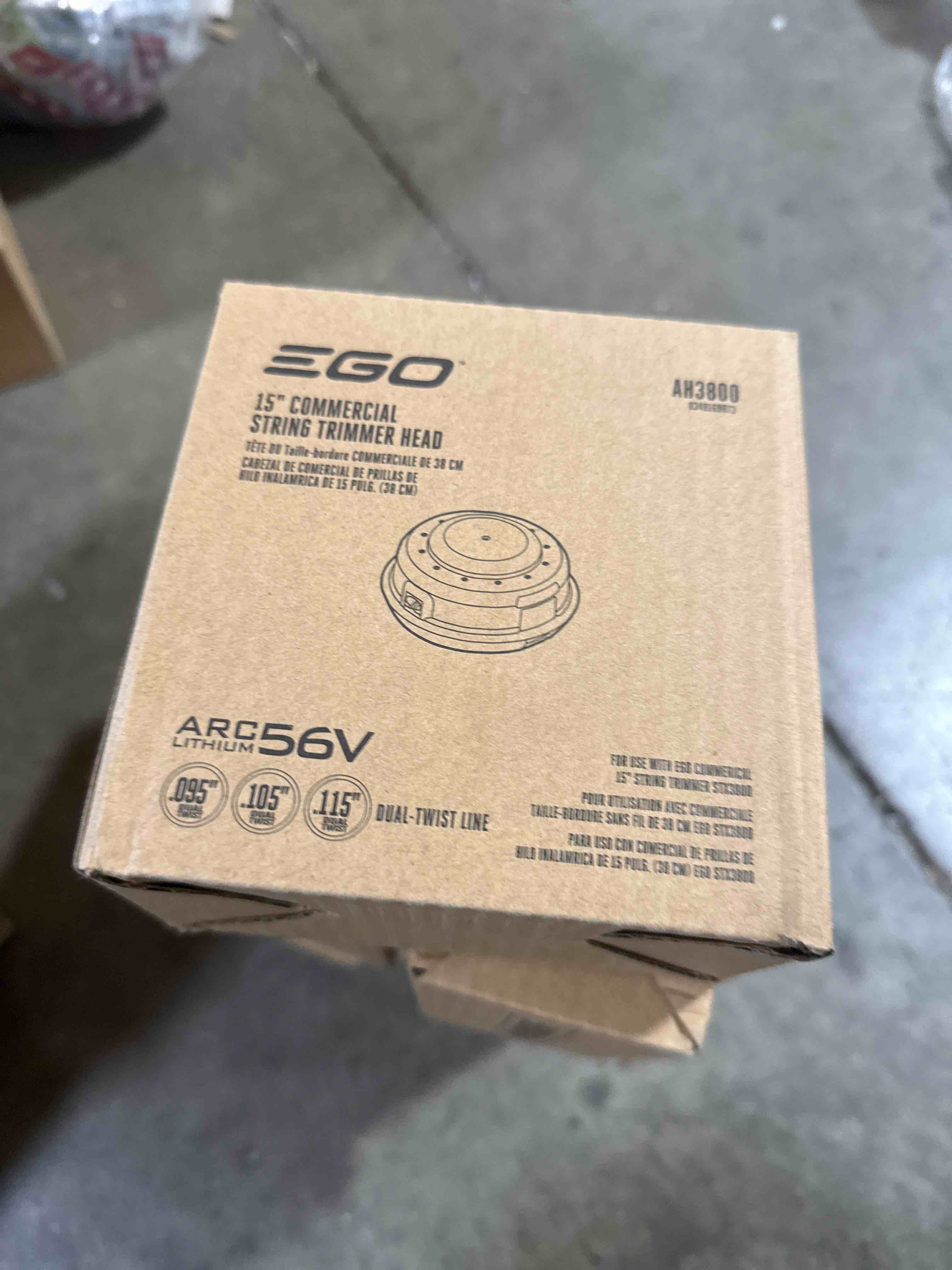 6 ego string trimmer head 5.000  dia. ah3800