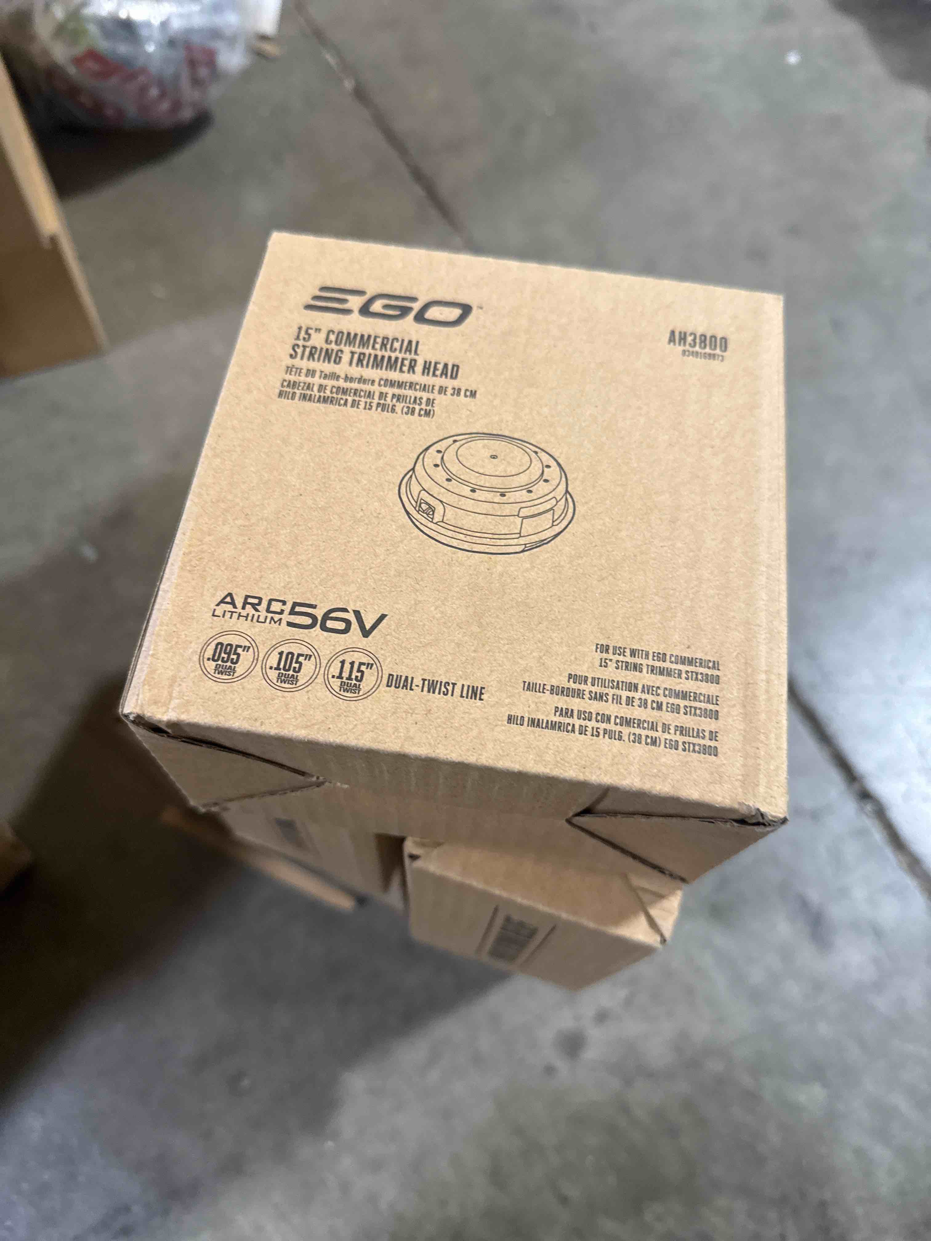 Condition photo showing Brand New for 6 ego string trimmer head 5.000  dia. ah3800