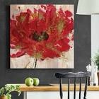 ArtDirect Red Infusion III Unframed Art Canvas 40”*40”
