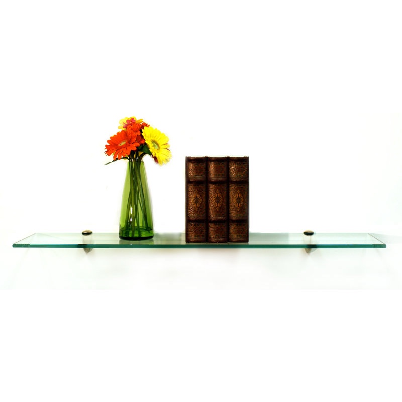 fritsch glass bracket shelf 6”*18”