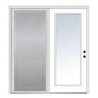 TRUfit Right-Hand Inswing Full Lite Dual Pane Clear Glass Primed Steel Double Prehung Patio Door “68 x 76 1/2” (incomplete )