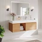 Latitude Run® 47.6" Wall Mounted Single Bathroom Vanity Modern(Missing sink )