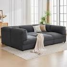 110" Modular Sectional Sofa, 6-seater Convertible Sofa Bed, U-shaped/l-shaped, Sleeper Sofa For Living Room(incomplete Box 2/3)