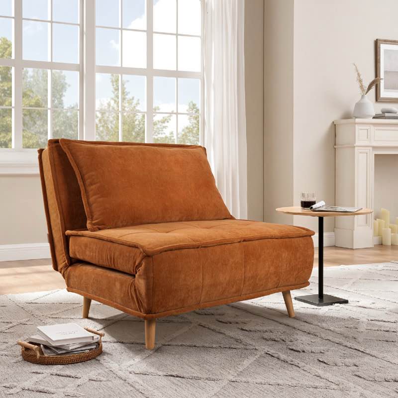 Mercury Row® Mikell 41" W Polyester Convertible Chair