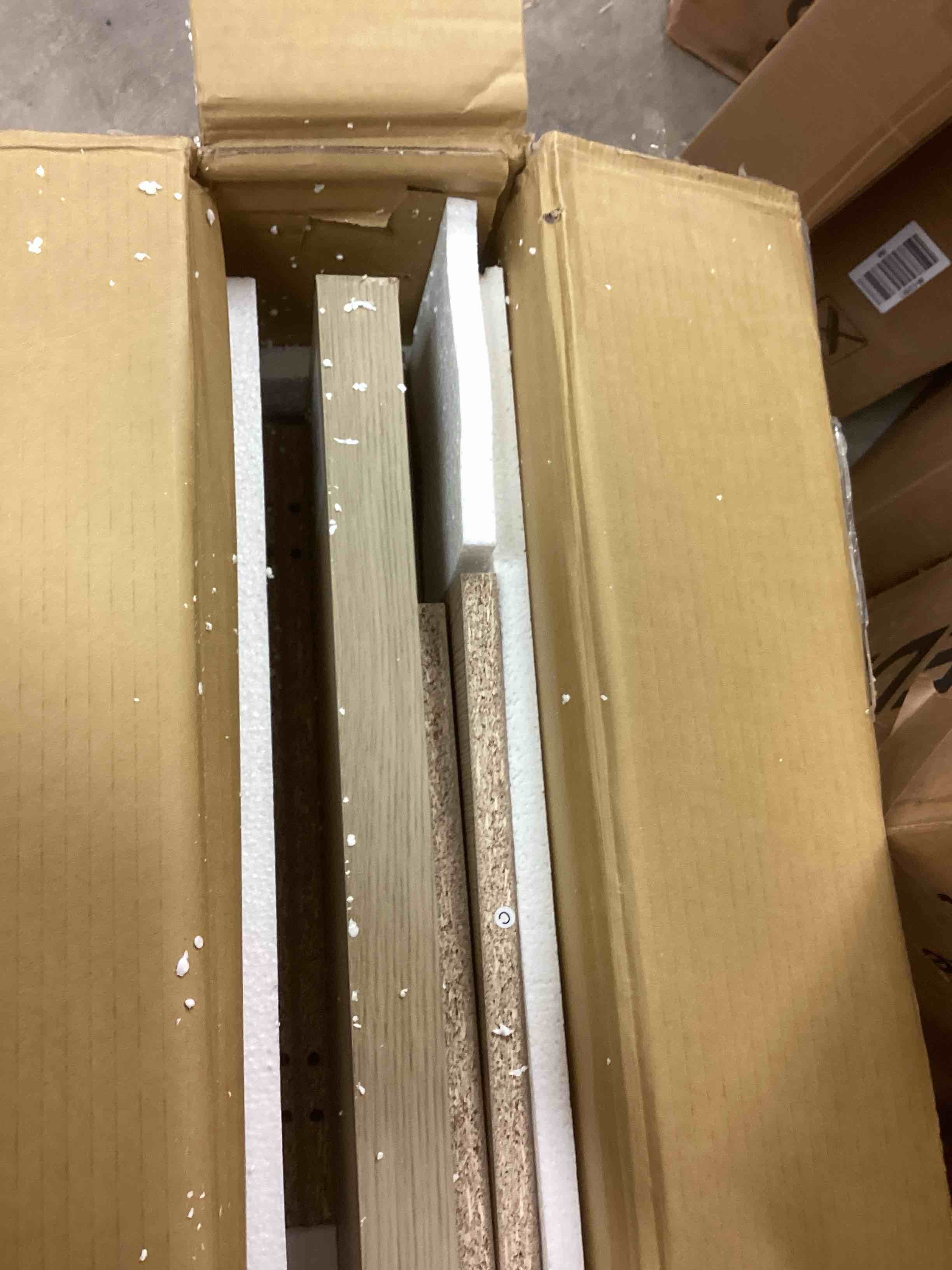 Condition photo showing Good Condition for Coaster Home Furnishings - Devar - Wood - Square End Table with Thick Top, Plinth Base, Scratch Resistance and Blocky Frame - Living Room - 23.5-Inch - Latte - 710917