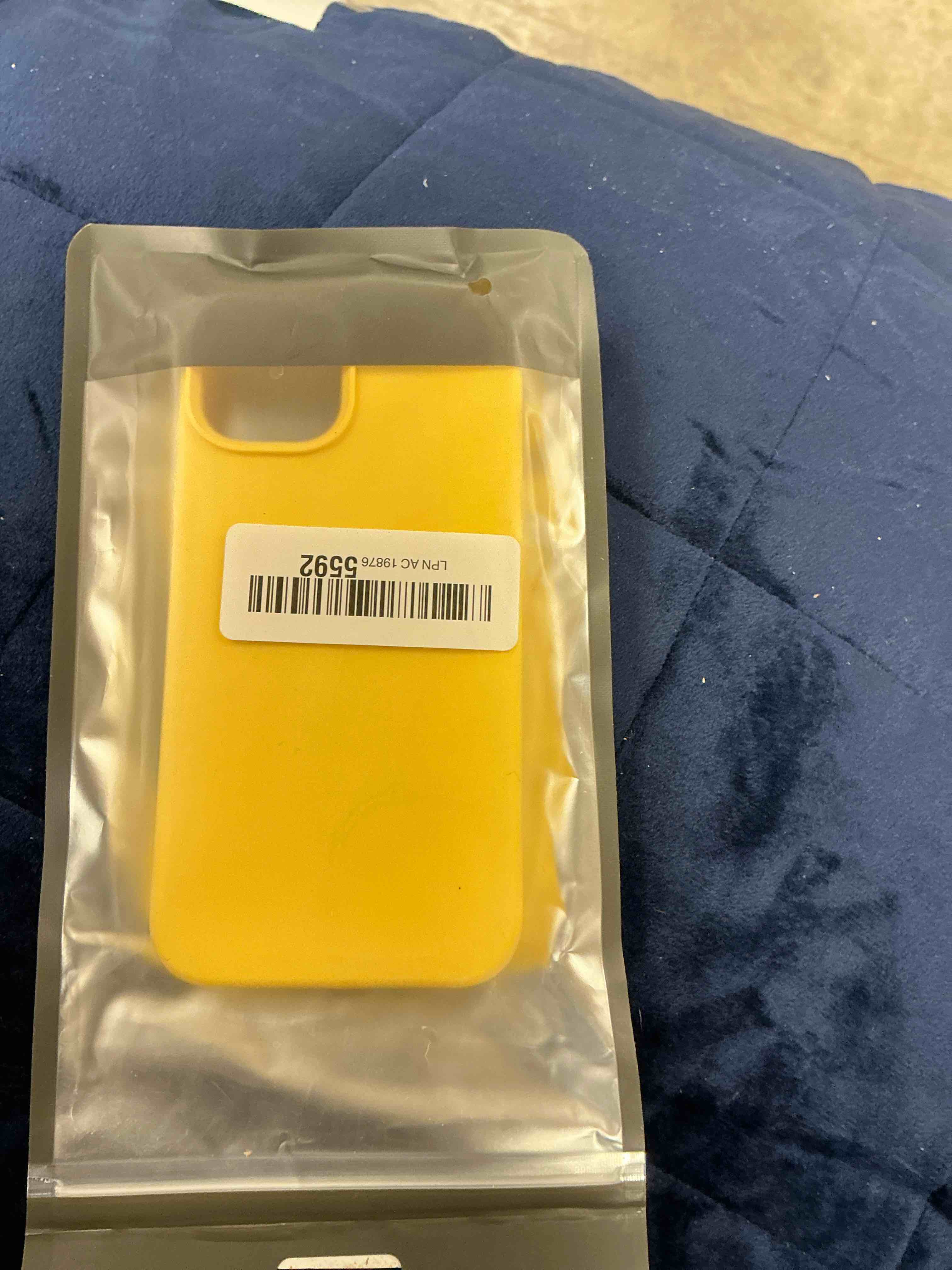 Condition photo showing New/Like New for GUAGUA Compatible with iPhone 13 Case 6.1 Inch Liquid Silicone Soft Gel Rubber Slim Thin Microfiber Lining Cushion Texture Cover Shockproof Protective Phone Case for iPhone 13, Yellow