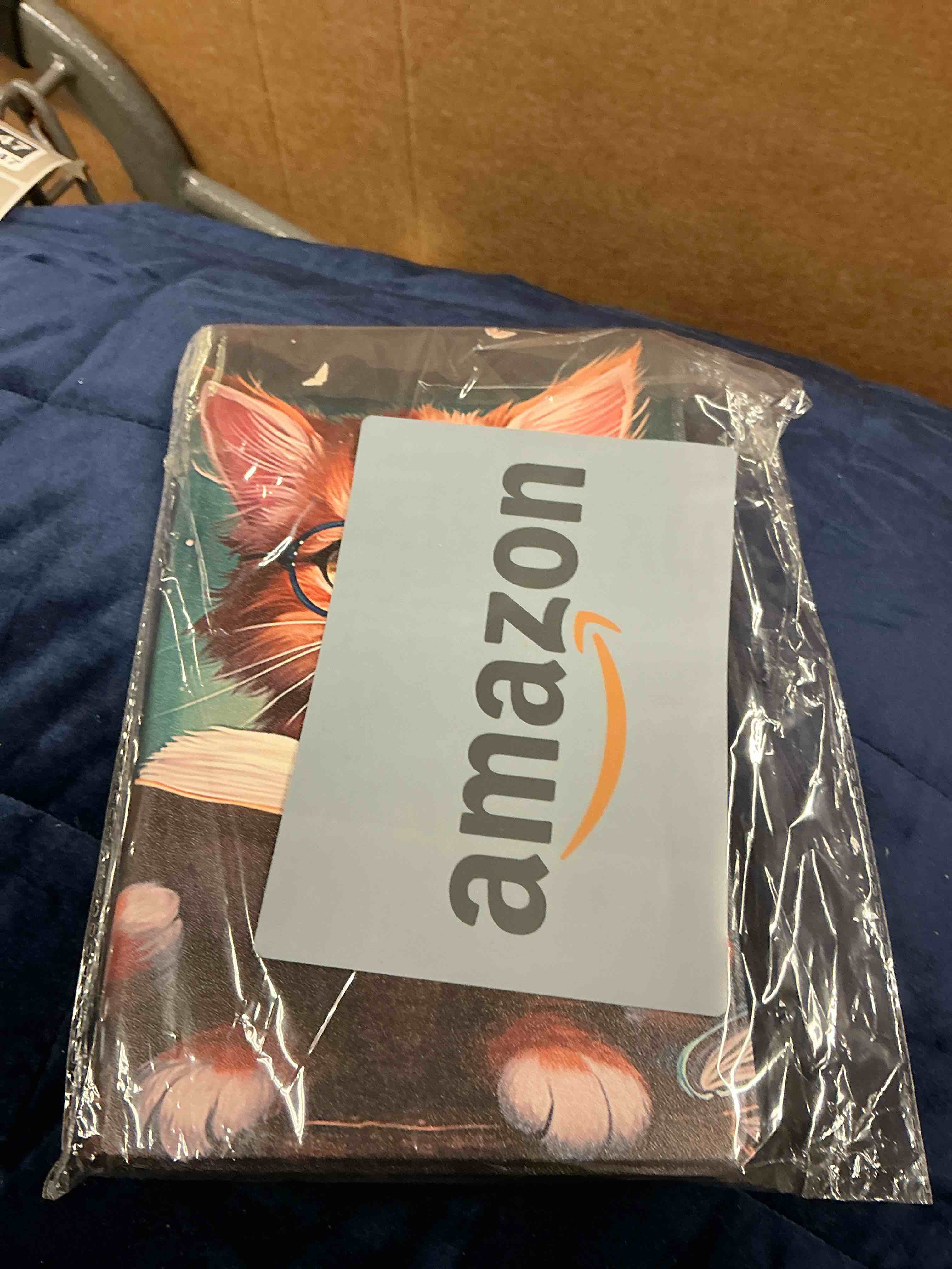 Condition photo showing New/Like New for Case for Samsung Galaxy Tab A 10.1 2019 (SM-T510/T515),PU Leather Slim Standing Smart Cover Case with Auto Wake/Sleep,Reading Cat Reading Cat for Galaxy Tab A 10.1 inch 2019(T510)