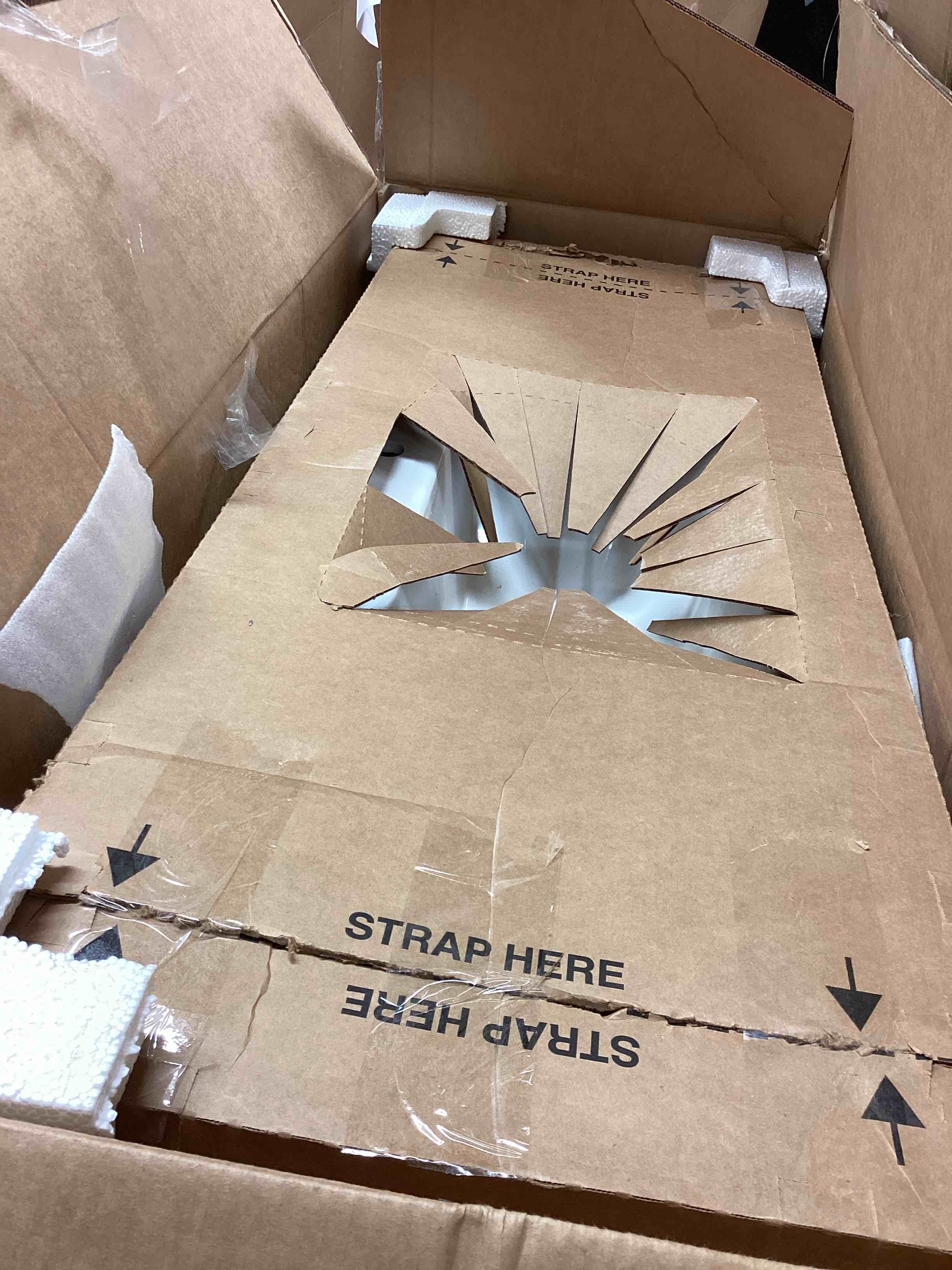 Condition photo showing Good Condition for 48.5" Single Bathroom Vanity With Cultured Marble Top 