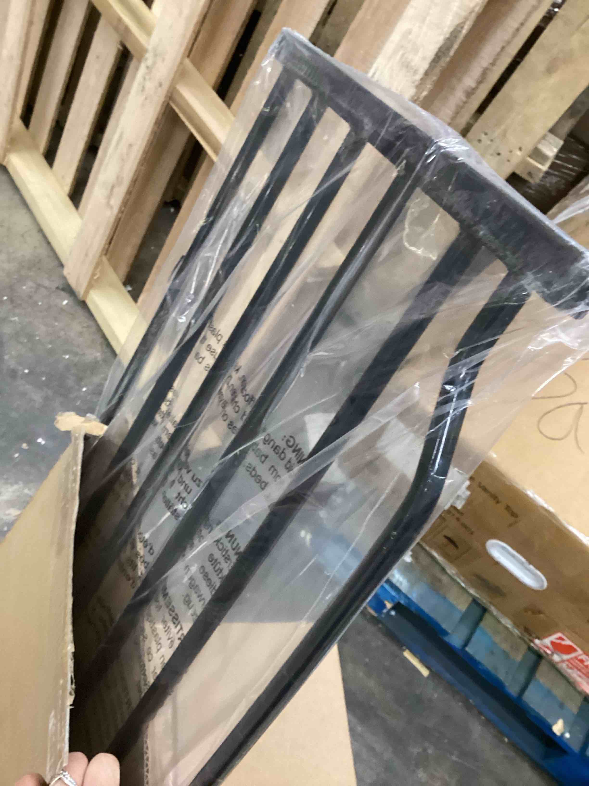 Condition photo showing Good Condition for Extra Wide Baby Gate with 14.17in Extensions - Walk Through Pressure Mount Auto Close Child Safety Gate (Black, Extension-14.17"/36cm) 14.17 Inch