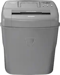 insignia™ - 10-sheet crosscut shredder - gray