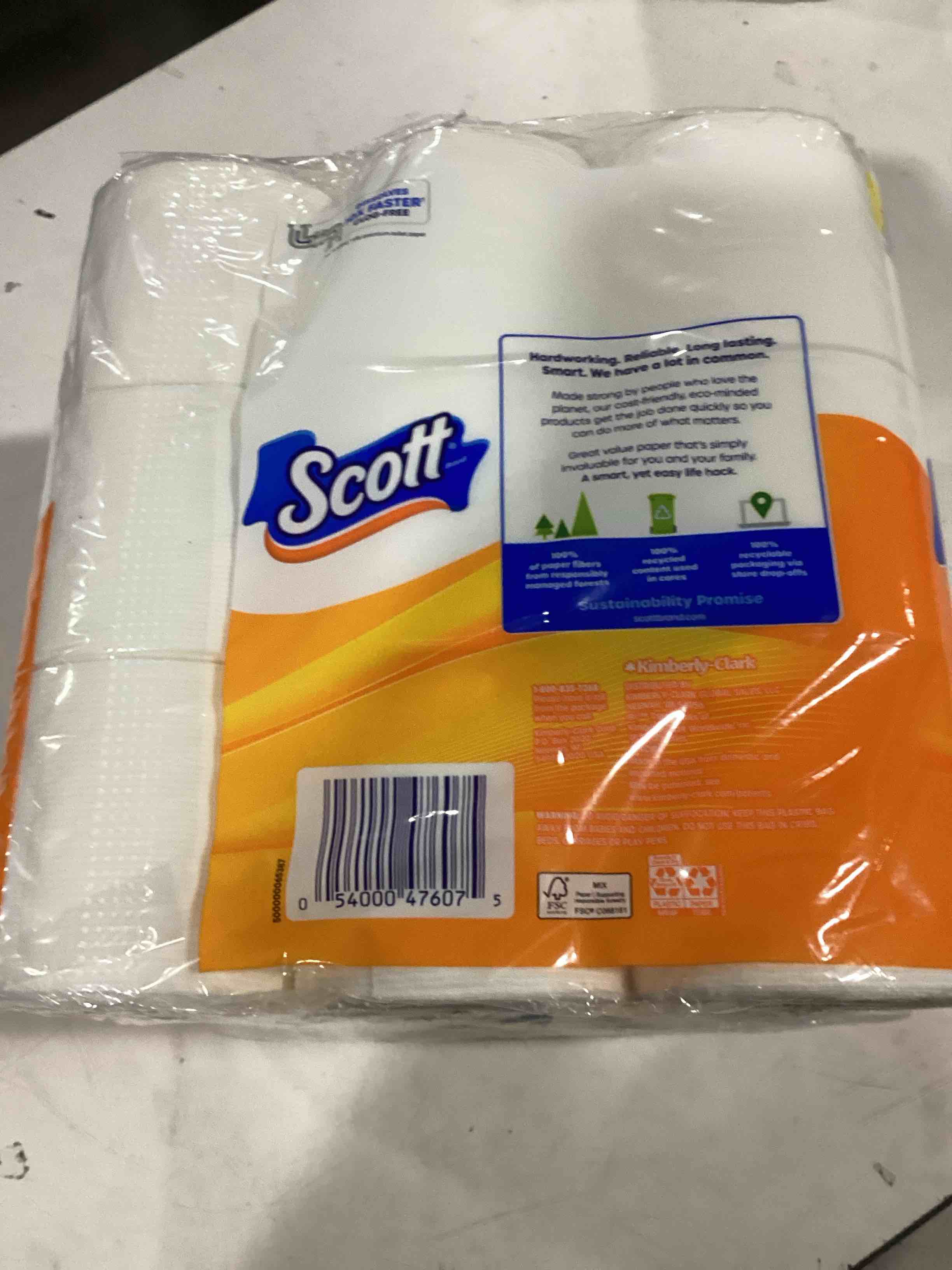 Scotti Comfort Plus Unscented Bathroom Tissue Rolls, 3.82x4 in (18 ct)