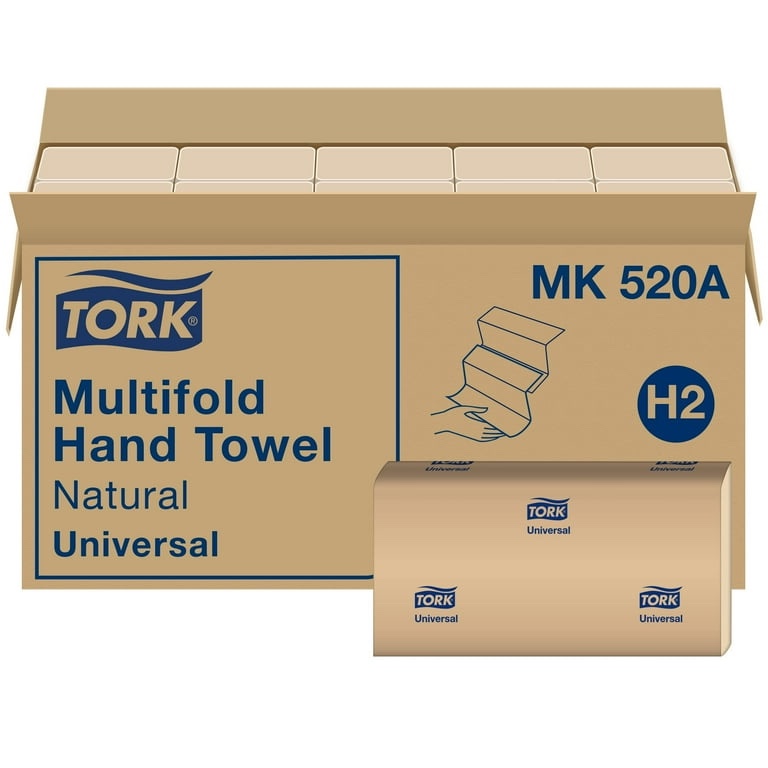 Tork Multifold Hand Towel Natural, 250/Pack, 1 Carton