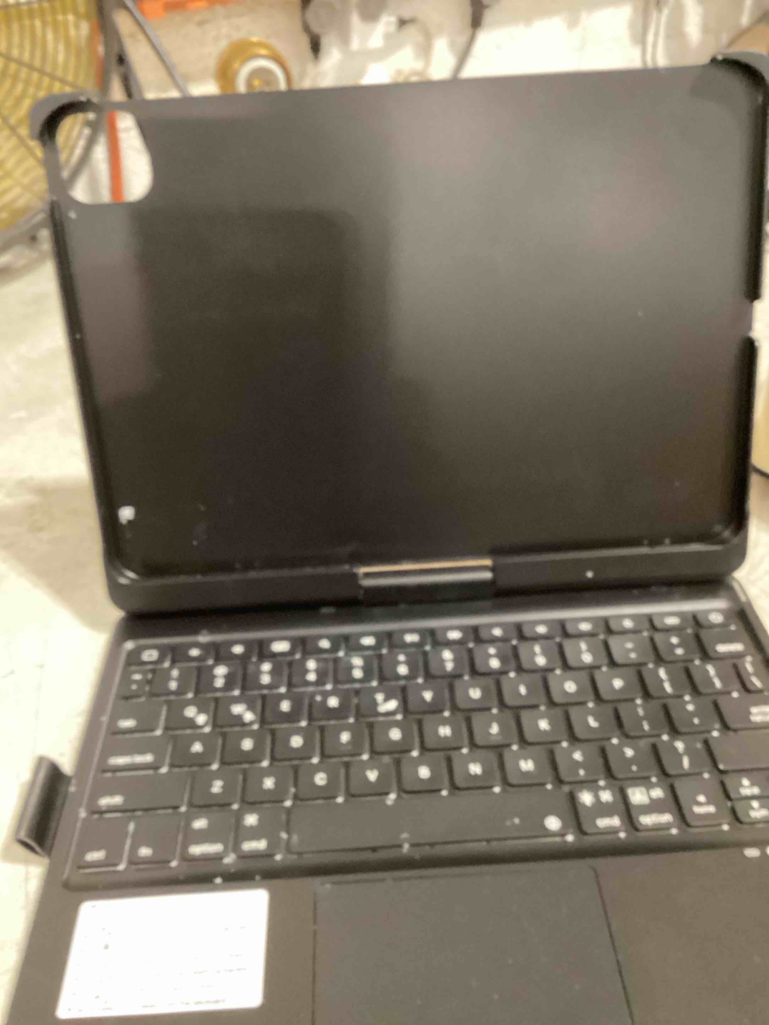 Condition photo showing As Is for babg for ipad 10th 11th (a16) case with keyboard&ipad air 11(m4,m3,m2),360°swivel,7 use modes,rainbow backlight keyboard for ipad pro 11(1st/2nd/3rd/4th gen)&ipad air 5th/air 4th-black