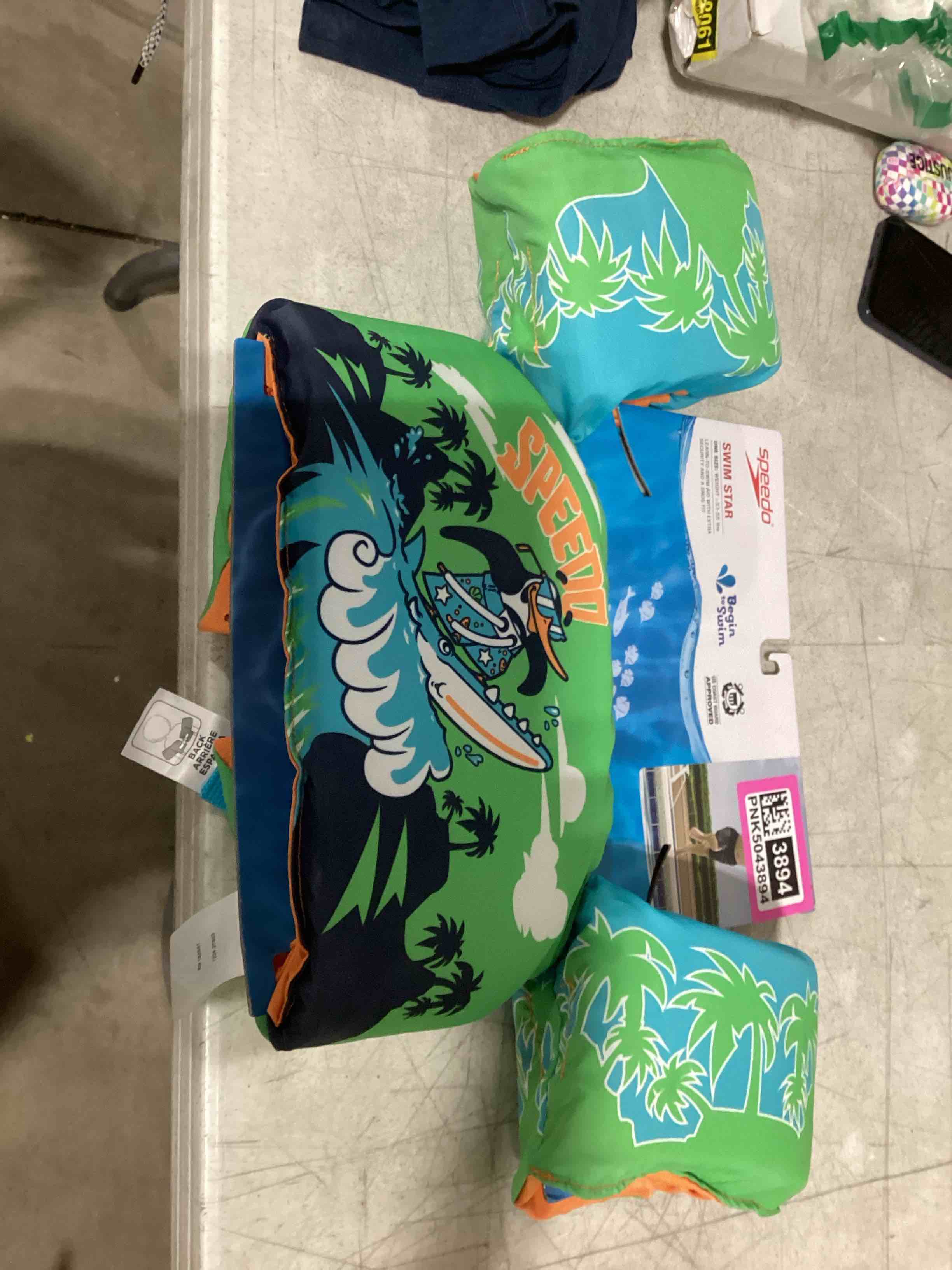 Condition photo showing As Is for speedo kids' swim star flotation chest arm band
