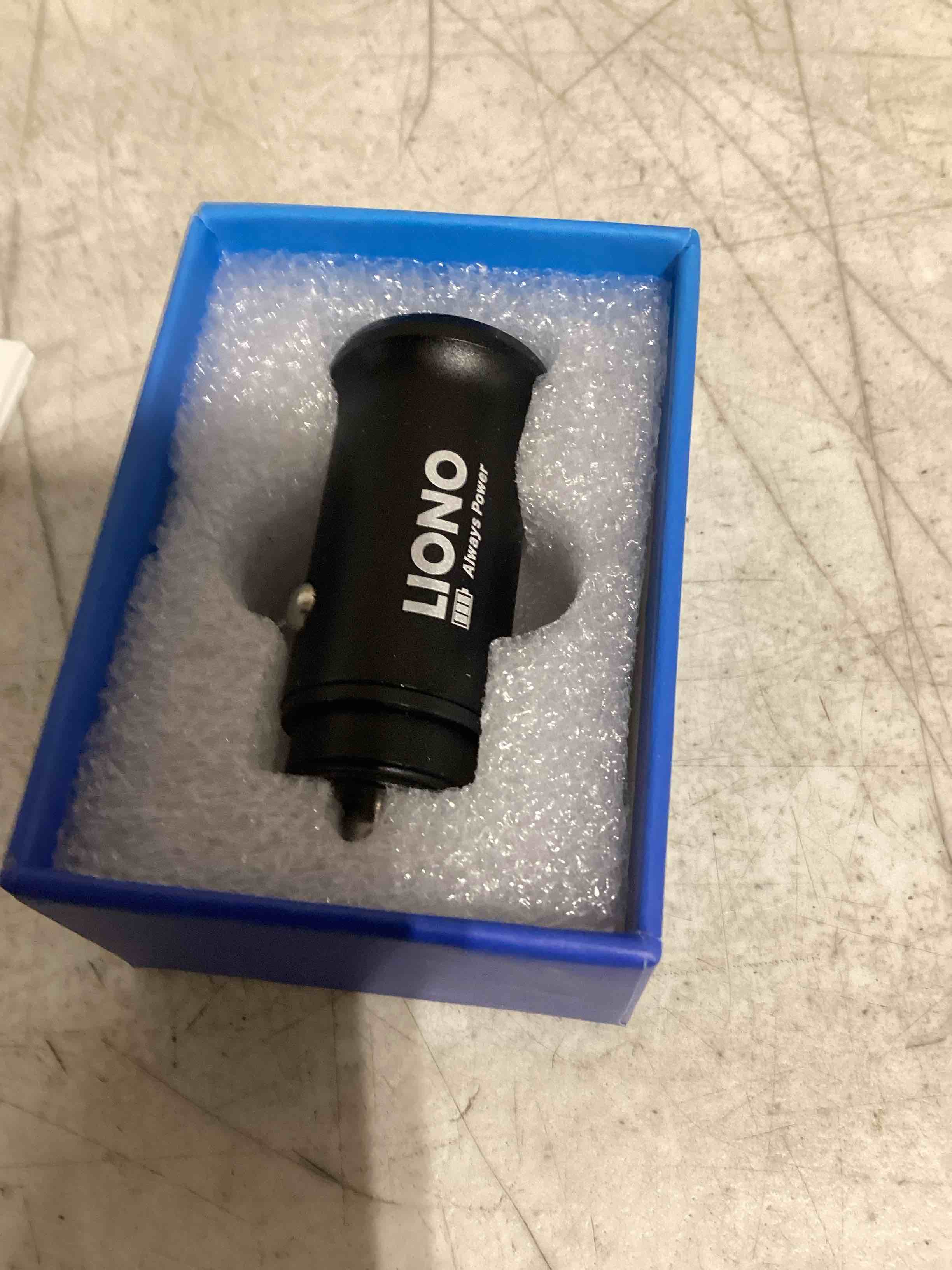 Condition photo showing Good Condition for liono car gps tracker & charger with built-in rechargeable battery, gps tracker for vehicles, hidden car tracker for anti-theft & parking location, for family& fleets, no monthly fee, no sim, ios only 1 pack
