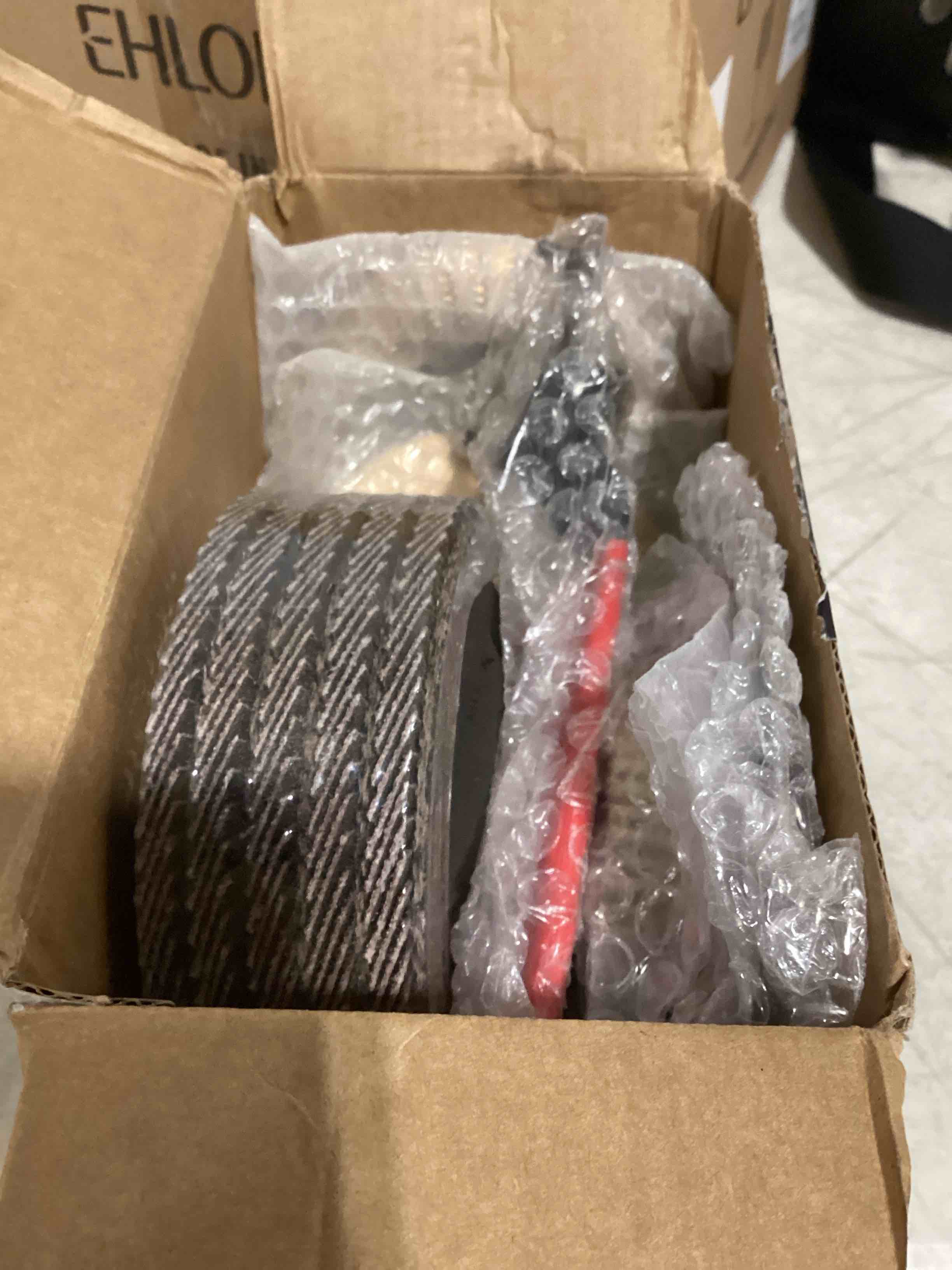 Condition photo showing New/Like New for pomsare 13pcs angle grinder polishing pad sanding disc, wood carving disc set for 4 1/2 angle grinder attachments, tungsten carbide cutting wheel stump grinder for wood grinding, shaping and sanding 13 pcs