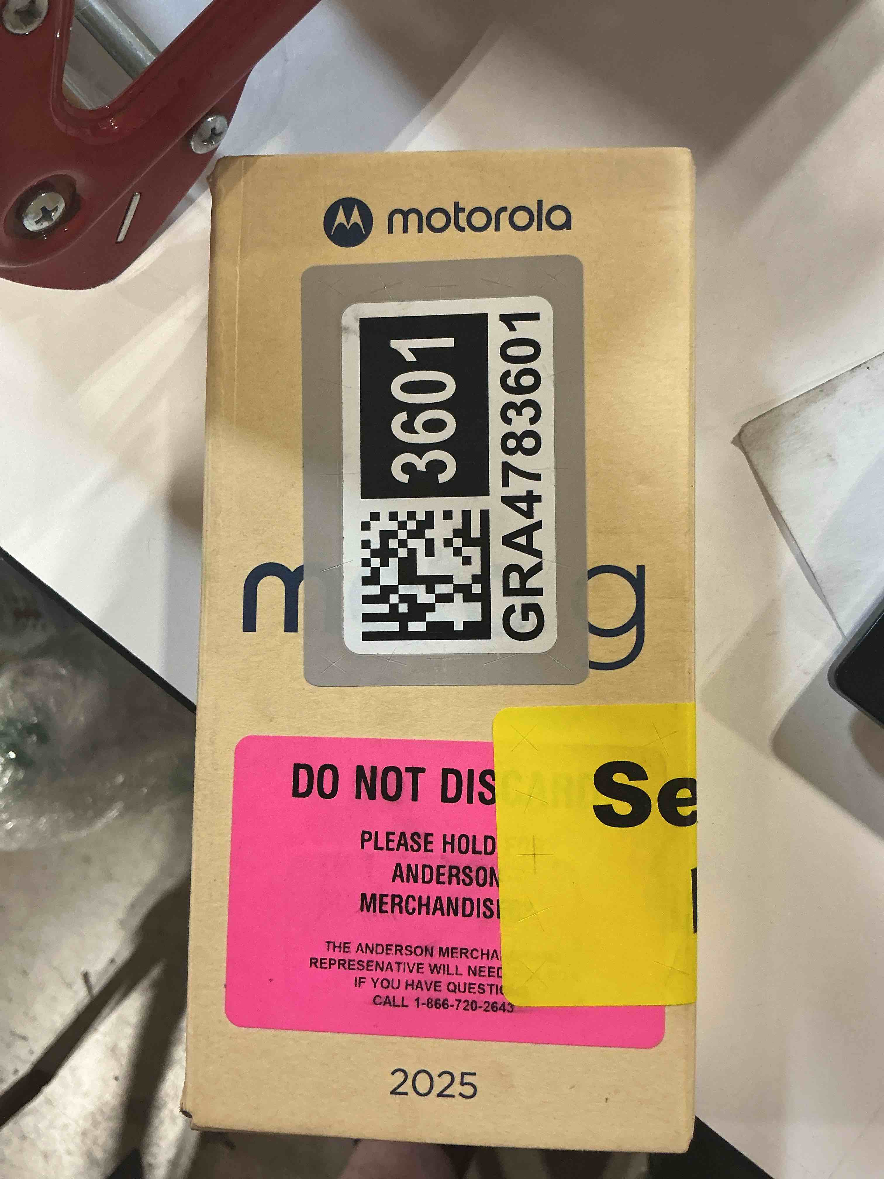 Condition photo showing Good Condition for motorola moto g 2025, 128gb + 4gb ram, forest gray - untested