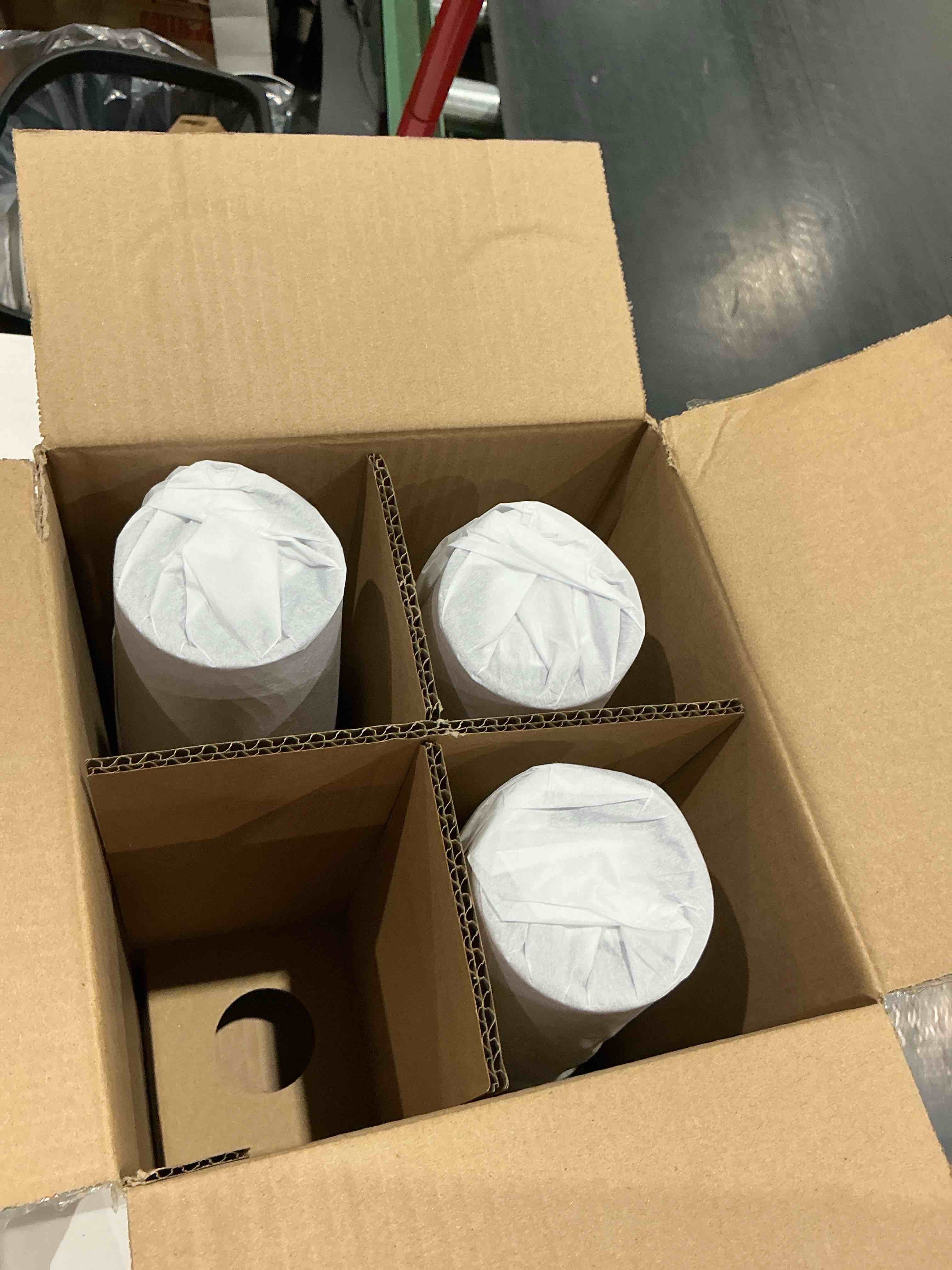 Condition photo showing Good Condition for starbucks wavy plastic cold cup, 24 oz, reusable tumbler with straw and lid, textured wave design, bpa-free, purple with embossed siren logo
