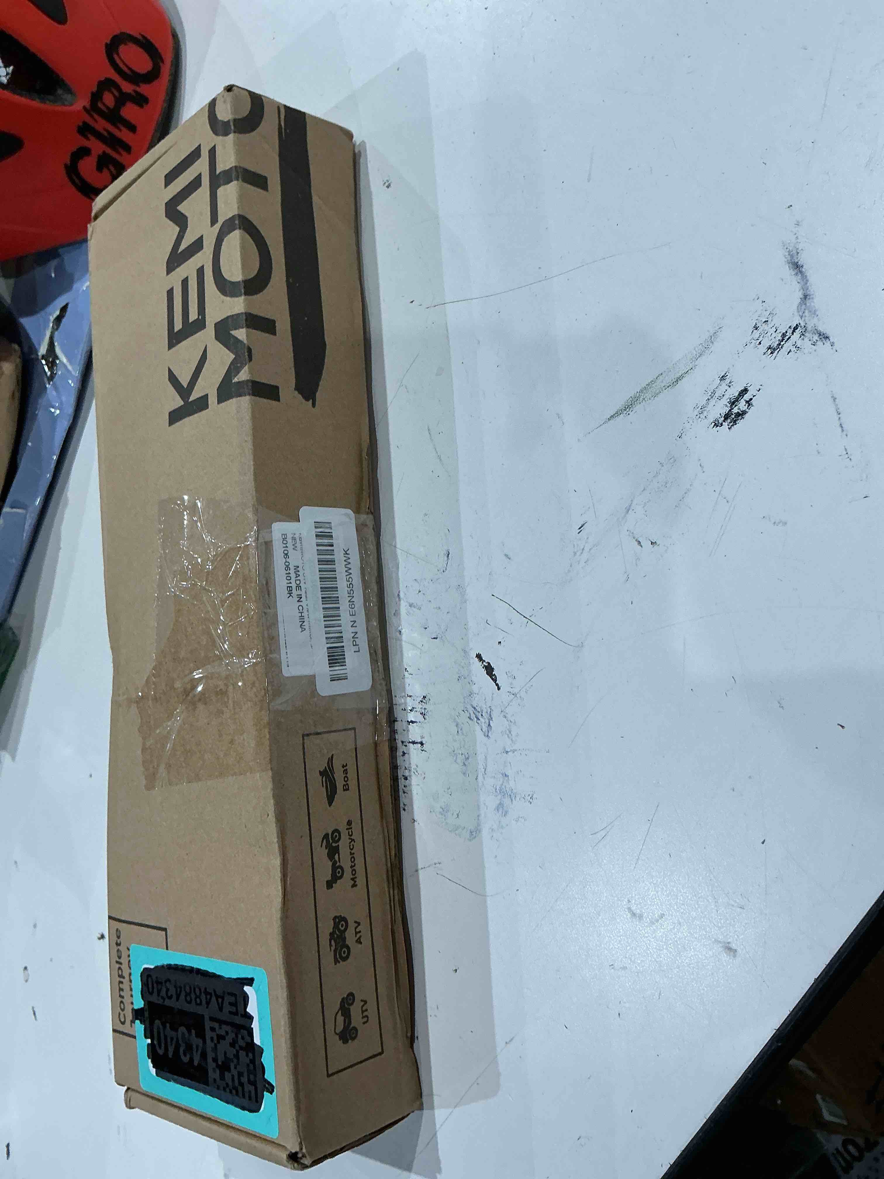 Condition photo showing As Is for kemimoto utv rear view mirror, sxs utv mirror clear view with 1.5-2 inch 360° adjustable low profile aluminum clamp compatible with polaris rzr 1000 pioneer talon kawasaki krx mule can am x3 zforce