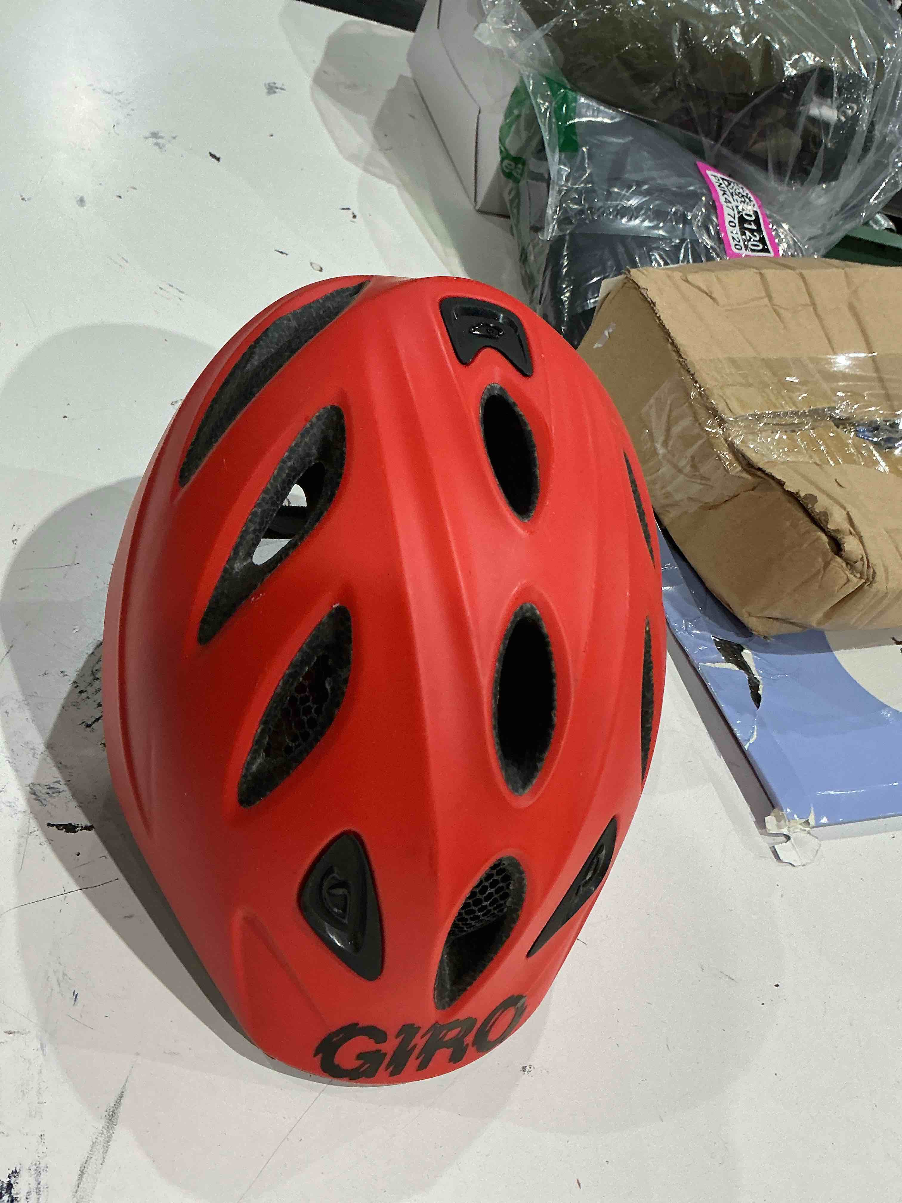 Condition photo showing Good Condition for giro youth rascal, matte glow red - m/l by giro
