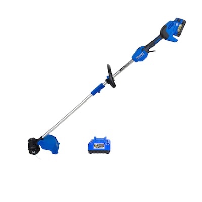 kobalt 24-volt straight shaft battery string trimmer, no battery.