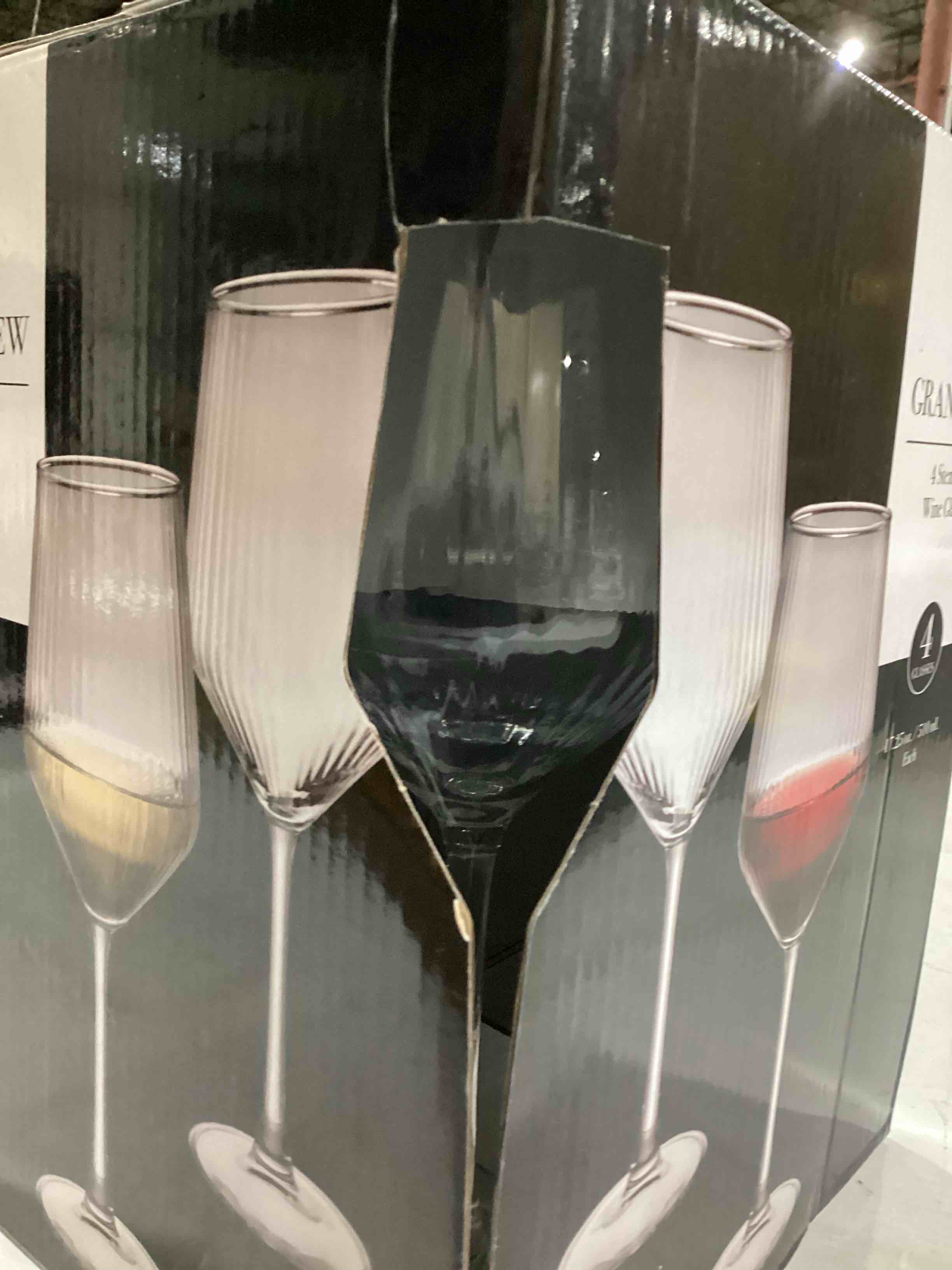 gradview 4 stemmed wine glasses 510 ml 