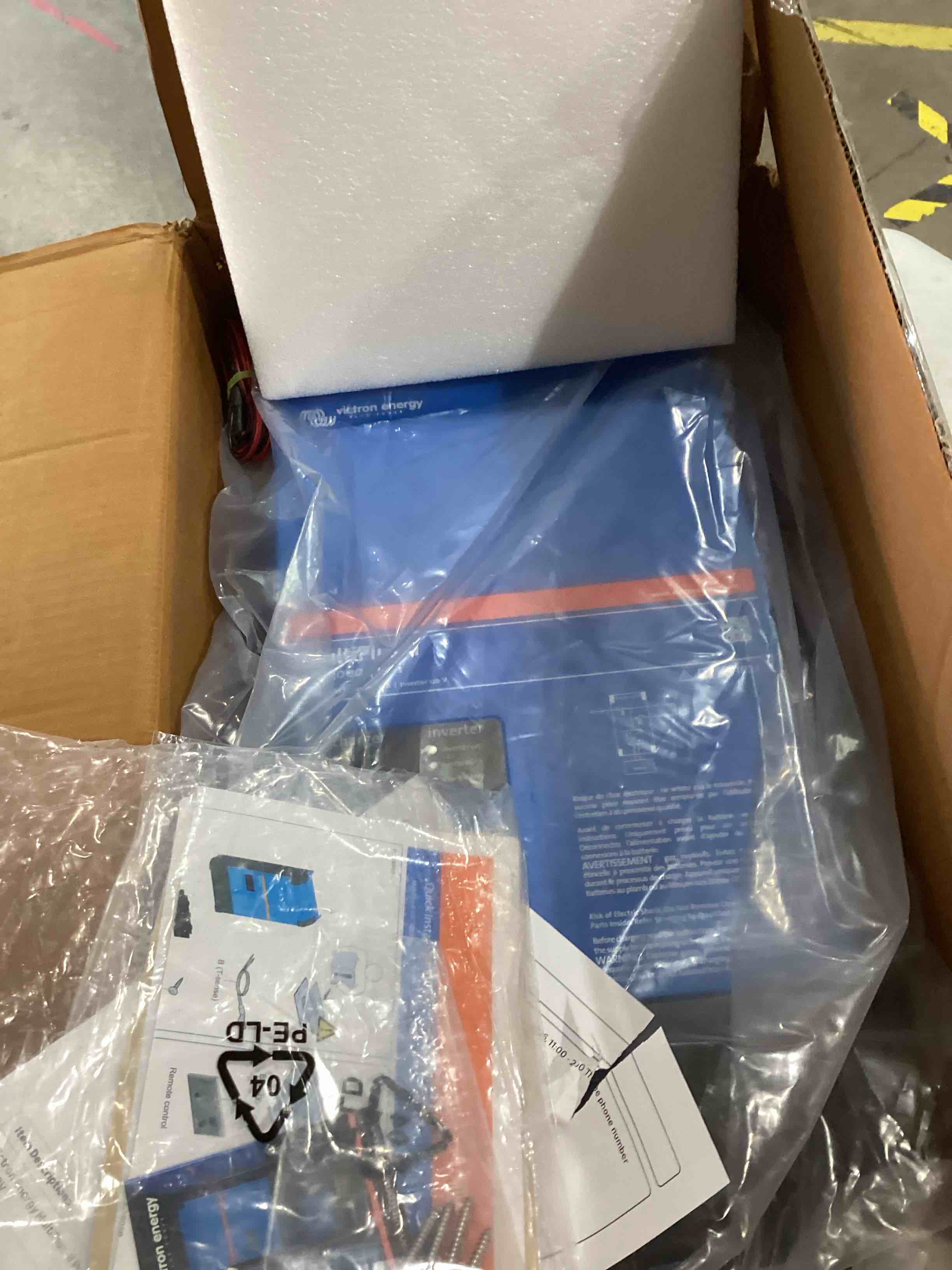 Condition photo showing As Is for victron energy multiplus-ii pure sine wave inverter charger, ul-certified, 12/3000/120-  50 120v